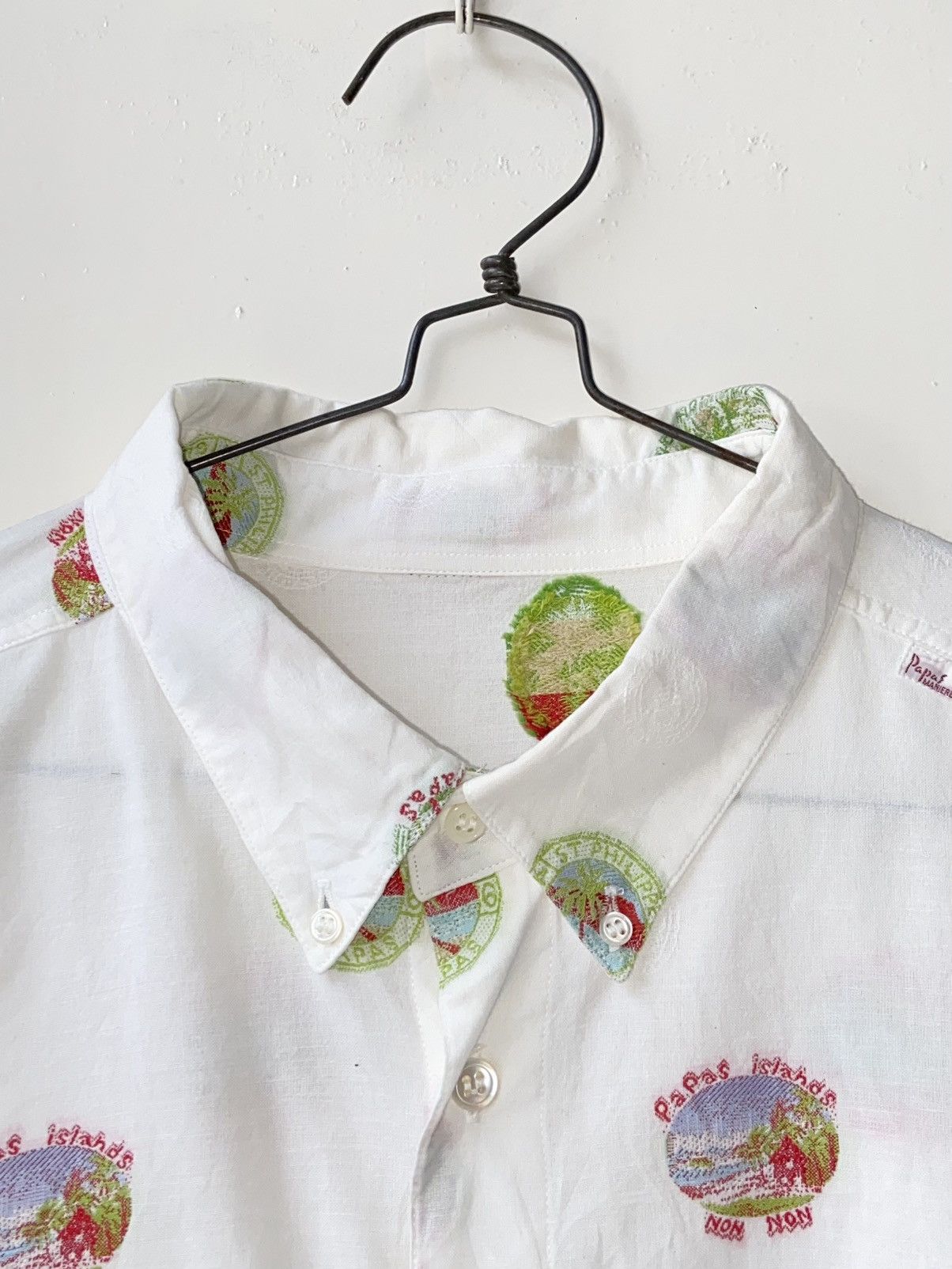 Designer × Issey Miyake × Japanese Brand PAPAS MANIERE De HEMING Shirt Size US XXL / EU 58 / 5 - 14 Thumbnail