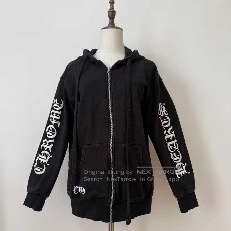 Chrome Hearts CHROME HEARTS Size M Black swearing letter zipper coat Size US M / EU 48-50 / 2 - 1 Thumbnail
