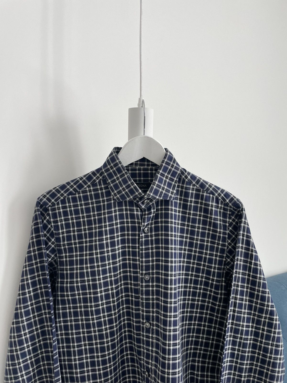 Z Zegna Z Zegna Flanel Shirt Button Up Long Sleeve Luxury RARE Size US M / EU 48-50 / 2 - 3 Thumbnail