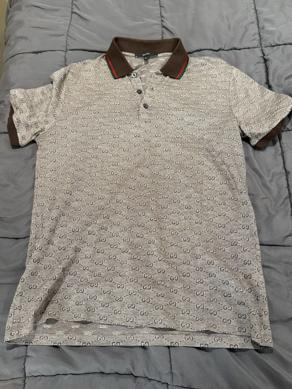 Gucci Gucci monogram shirt Size US XL / EU 56 / 4 - 1 Thumbnail