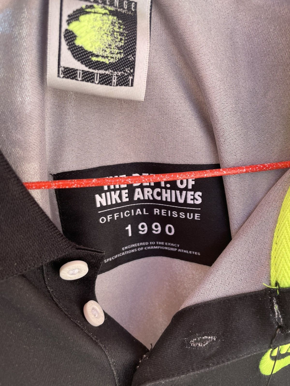 Nike Nike Re-Issue Polo Size S Black Volt Tennis Challenge Agassi Size US S / EU 44-46 / 1 - 6 Thumbnail