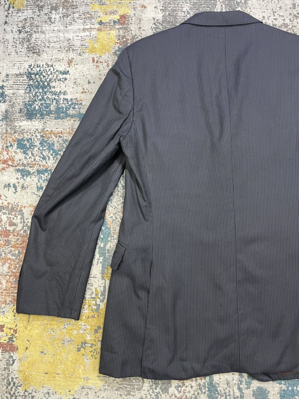 Burberry Burberry Black Label Pinstripes Blazers Size 40L - 5 Thumbnail