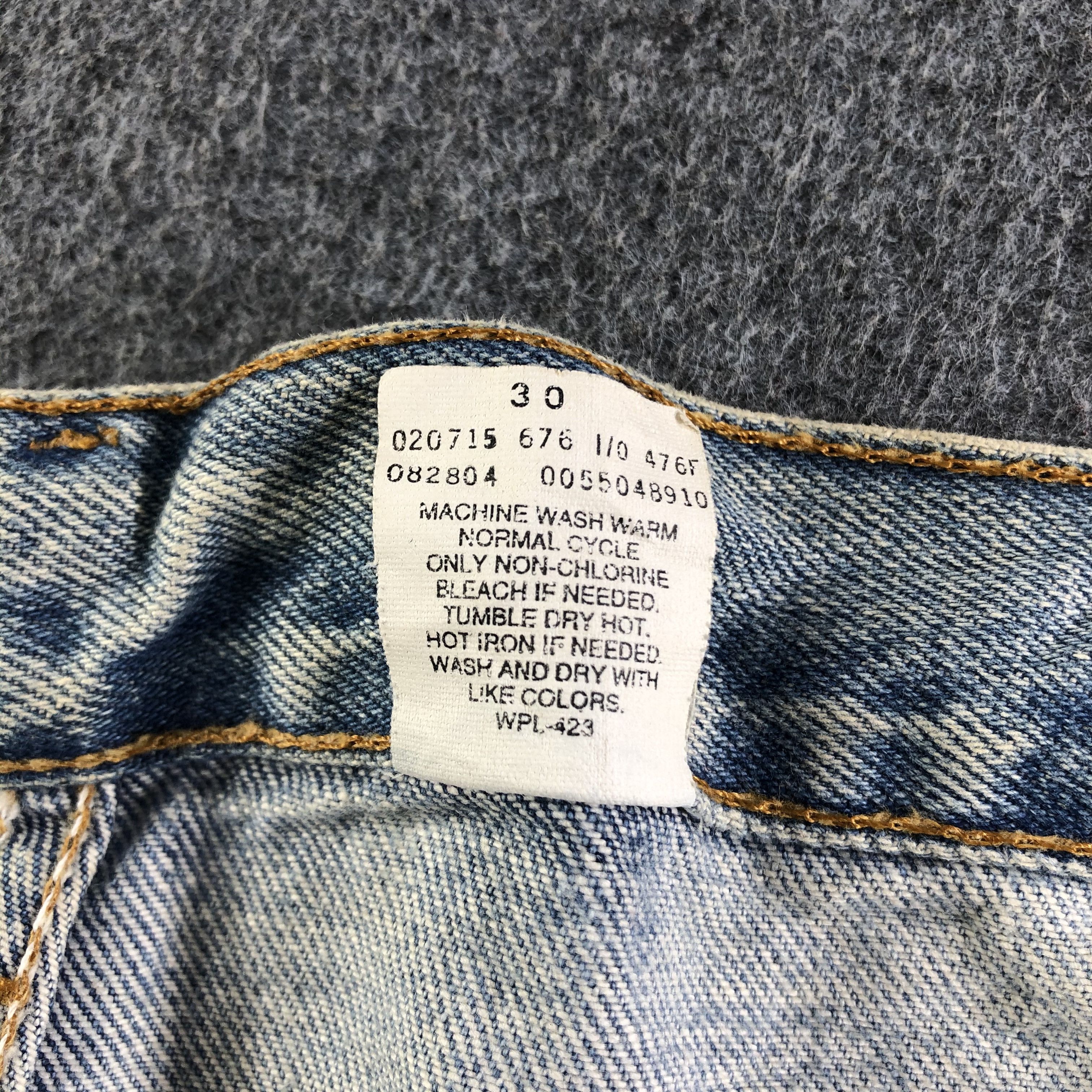 Levi's Vintage 90s Blue Wash Levis 550 Jeans-J3154 Size US 39 - 11 Thumbnail