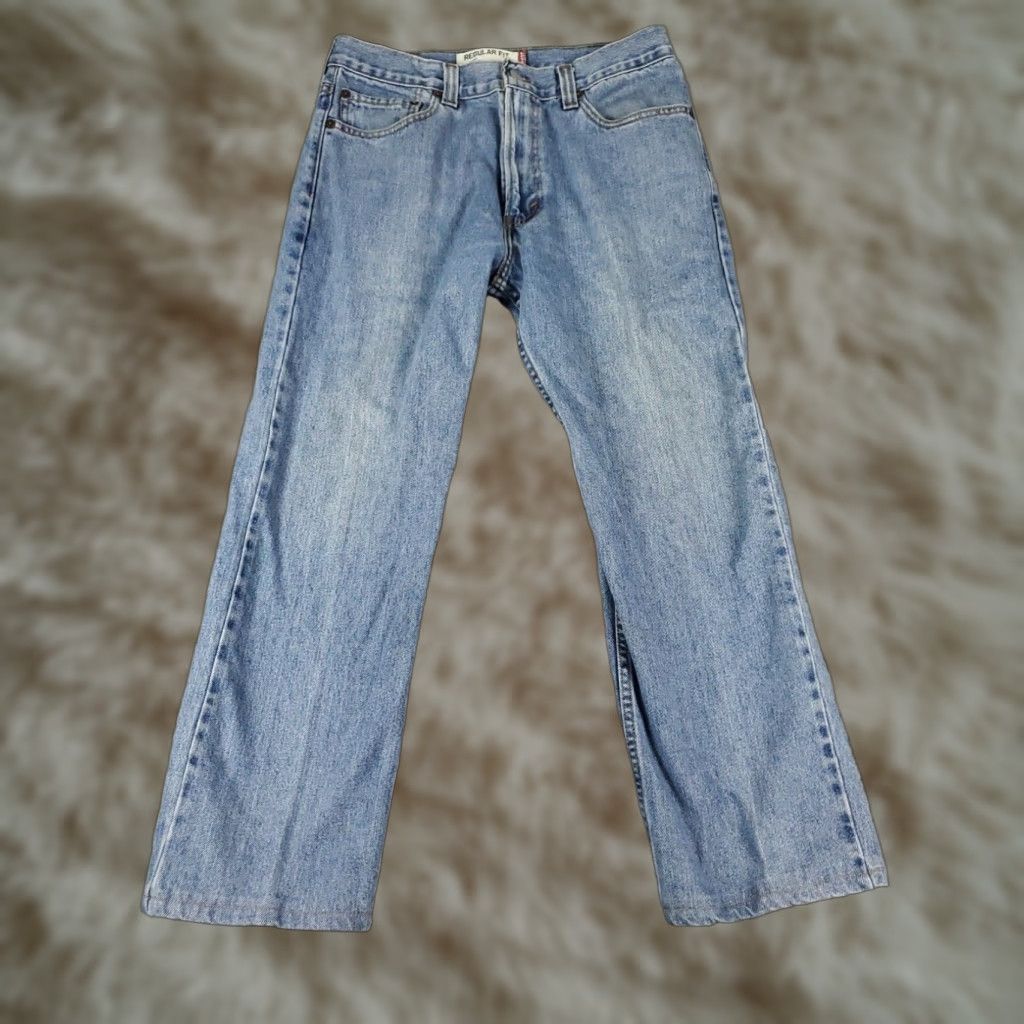 Levi's Levis 505 Mens Blue Straight Leg Jeans 34x28 Cotton Size US 34 / EU 50 - 1 Thumbnail