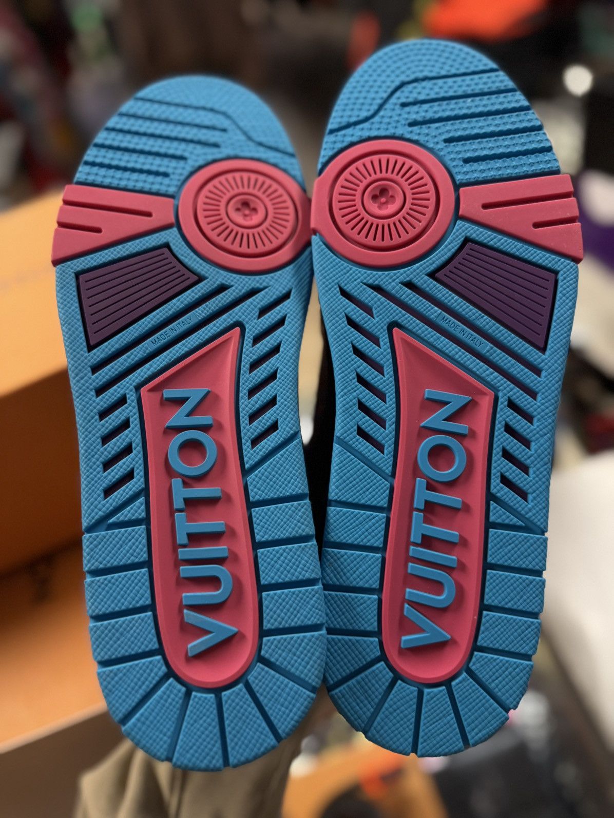 Louis Vuitton Louis Vuitton Virgil Abloh Trainer Colorful Size 9LV/10US Size US 10 / EU 43 - 18 Thumbnail