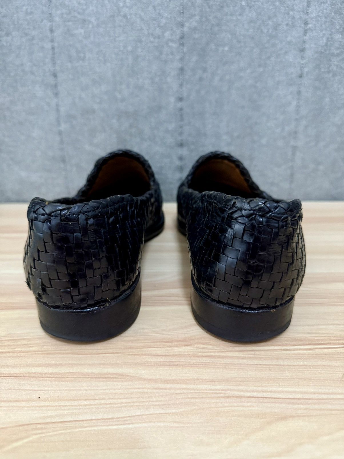 Yves Saint Laurent Yves saint laurent Black Woven Leathers loafers Size US 7 / EU 40 - 5 Thumbnail