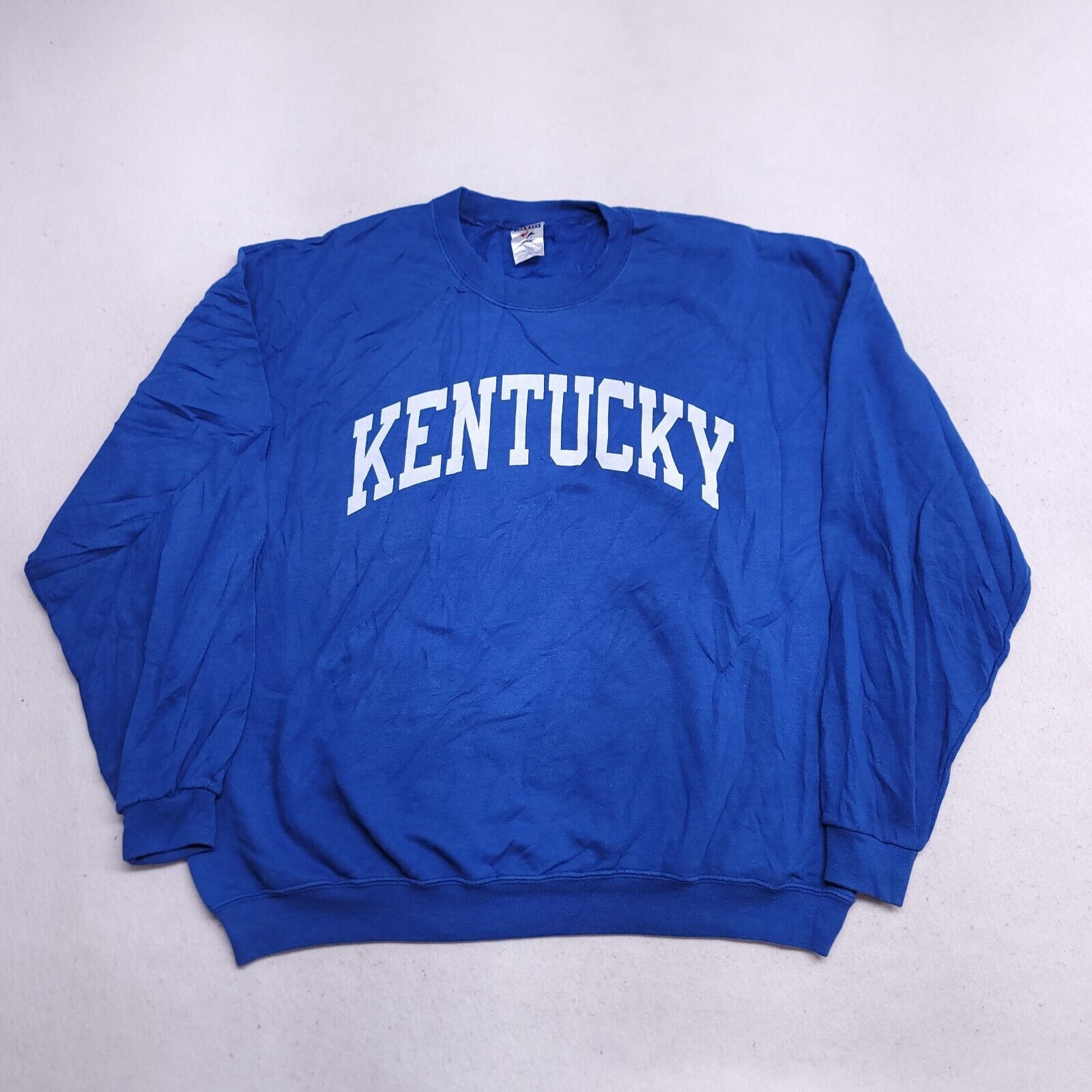 Jerzees Jerzees Kentucky Casual Pullover Sweatshirt Men Size 2X Blue Size US XXL / EU 58 / 5 - 2 Thumbnail