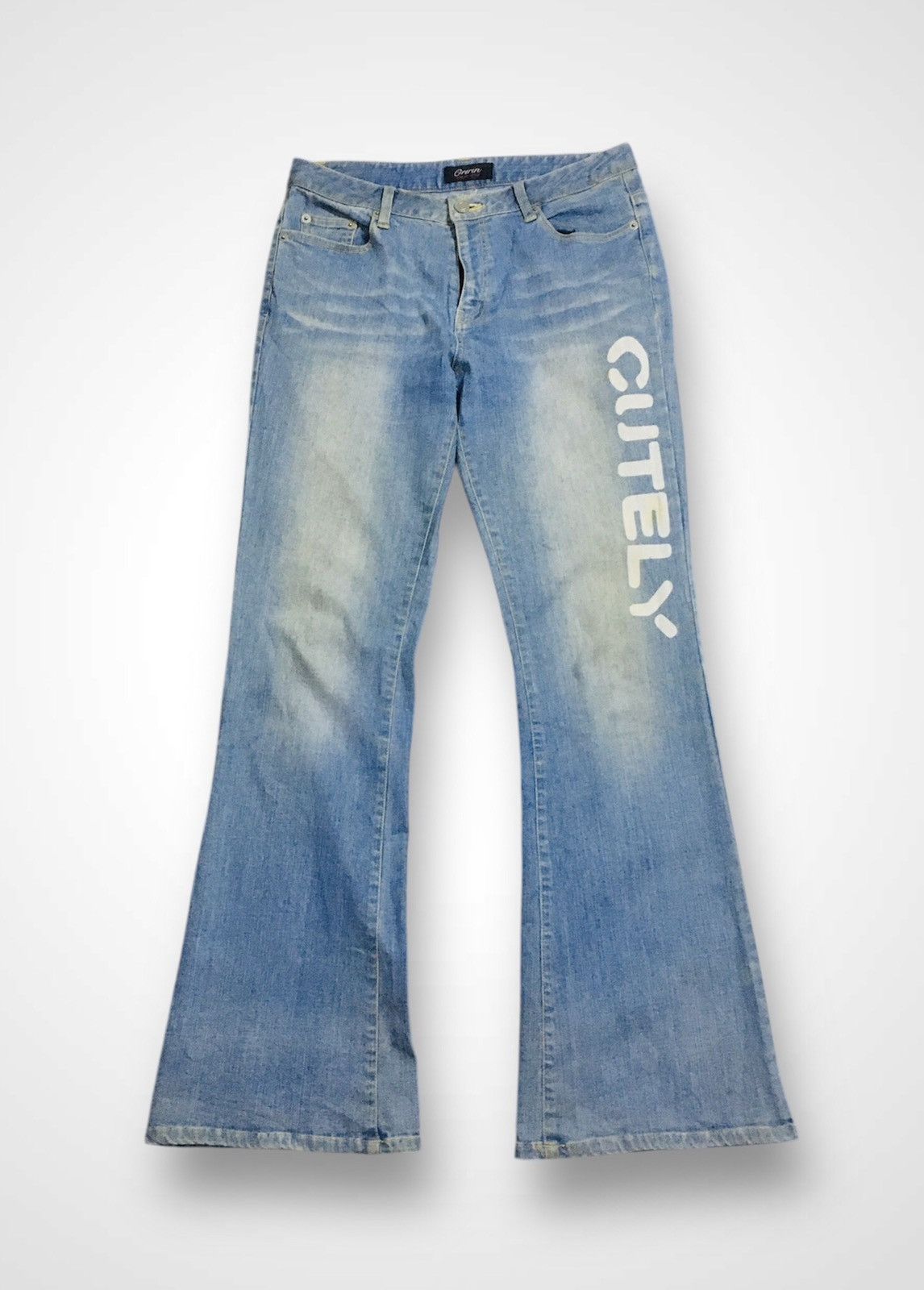 Japanese Brand × Jean Oririn Flare Jeans (16) Size 29" - 1 Thumbnail