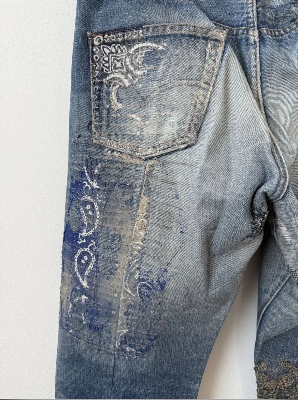 Proleta Re Art × Vuja De vuja de x proletareart glitch boro denim Size US 33 - 10 Thumbnail