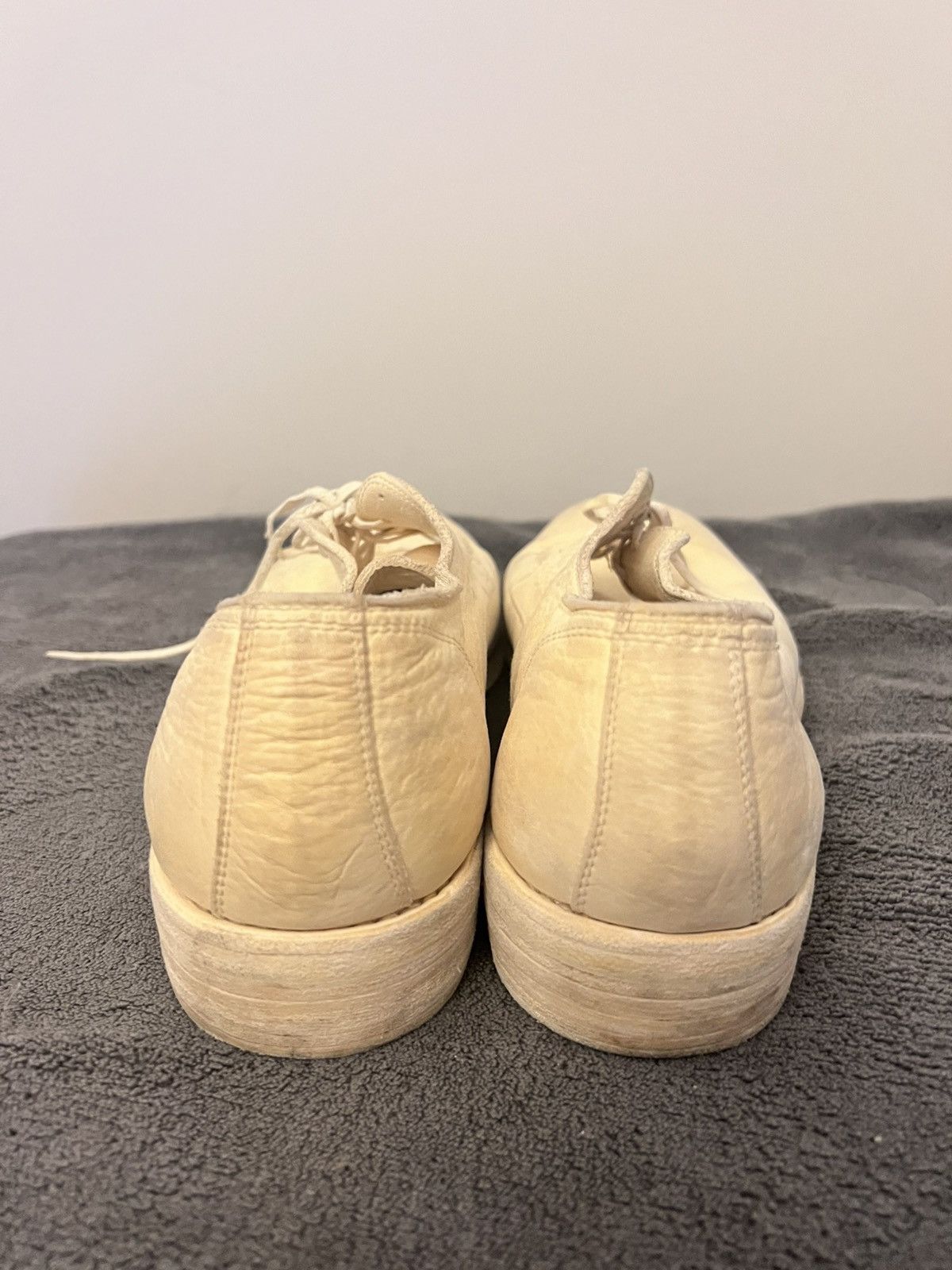 Guidi Guidi Suede white shoes Size US 7 / EU 40 - 3 Thumbnail