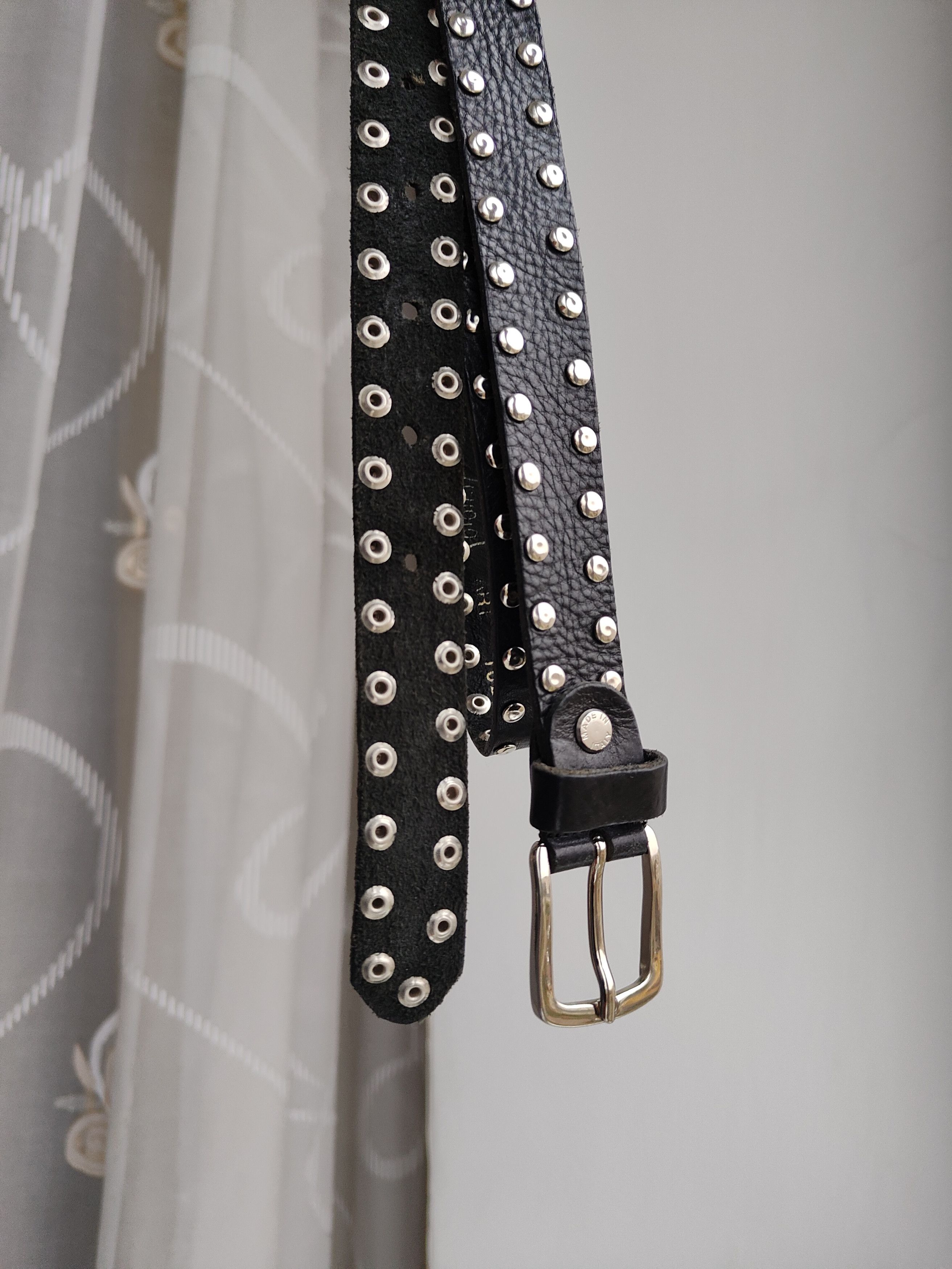 Leather Leather Belt Italy Leather Women's Belt Size ONE SIZE - 5 Thumbnail