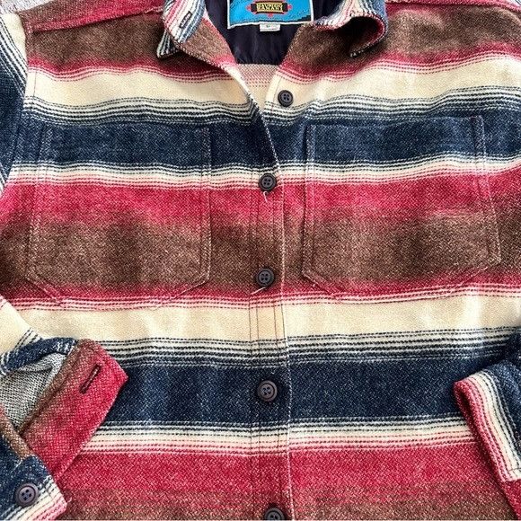 Vintage Maurizio Ramani Wool Blend Southwest Print Button Down Women Size S / US 4 / IT 40 - 4 Thumbnail