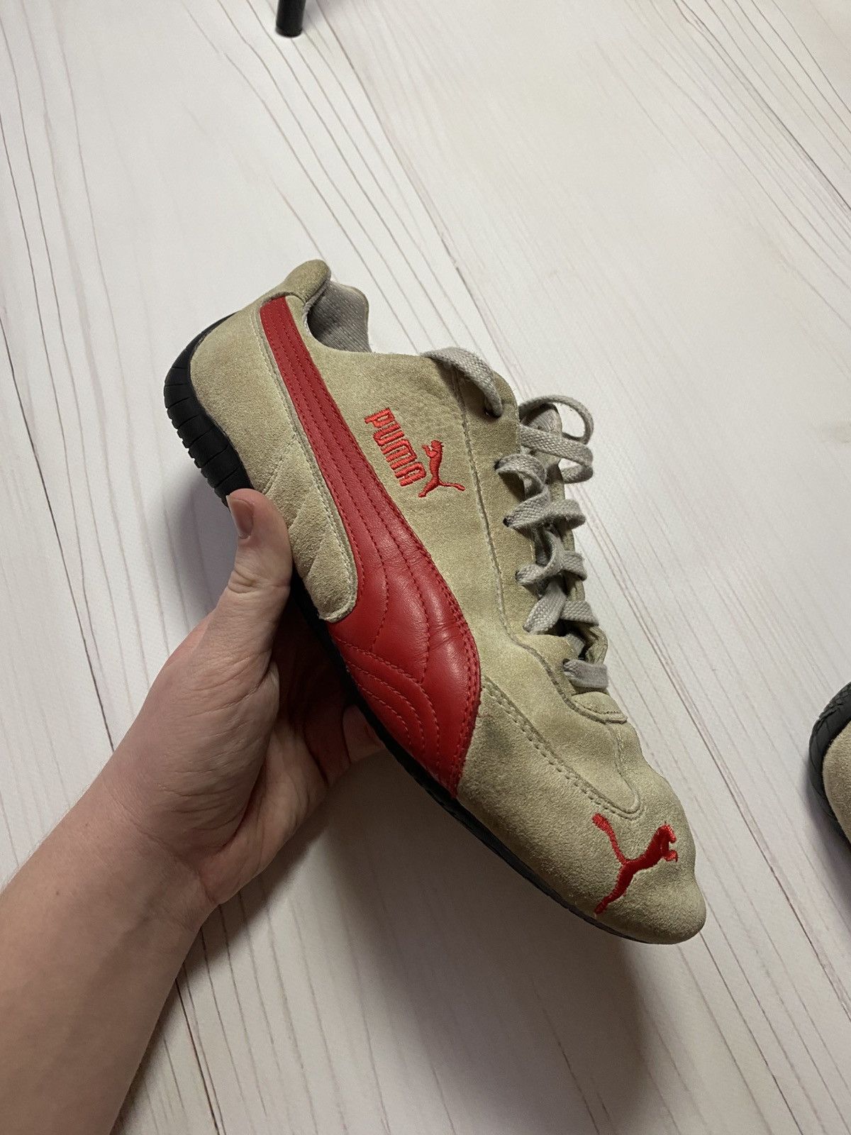 Puma × Vintage Vintage Puma Speed cat SD Buty y2k low sneakers Size US 10 / EU 43 - 6 Thumbnail