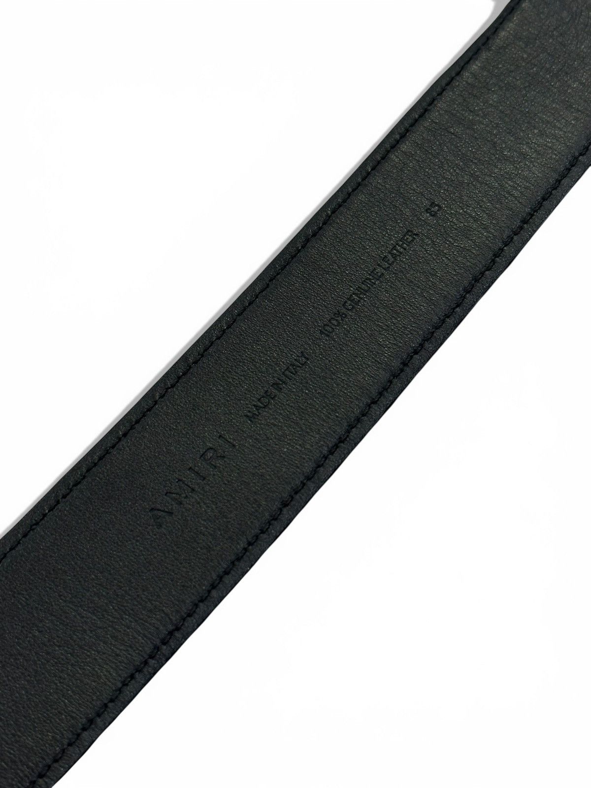 Amiri Mike Amiri Black Logo Belt Size 28 - 5 Thumbnail