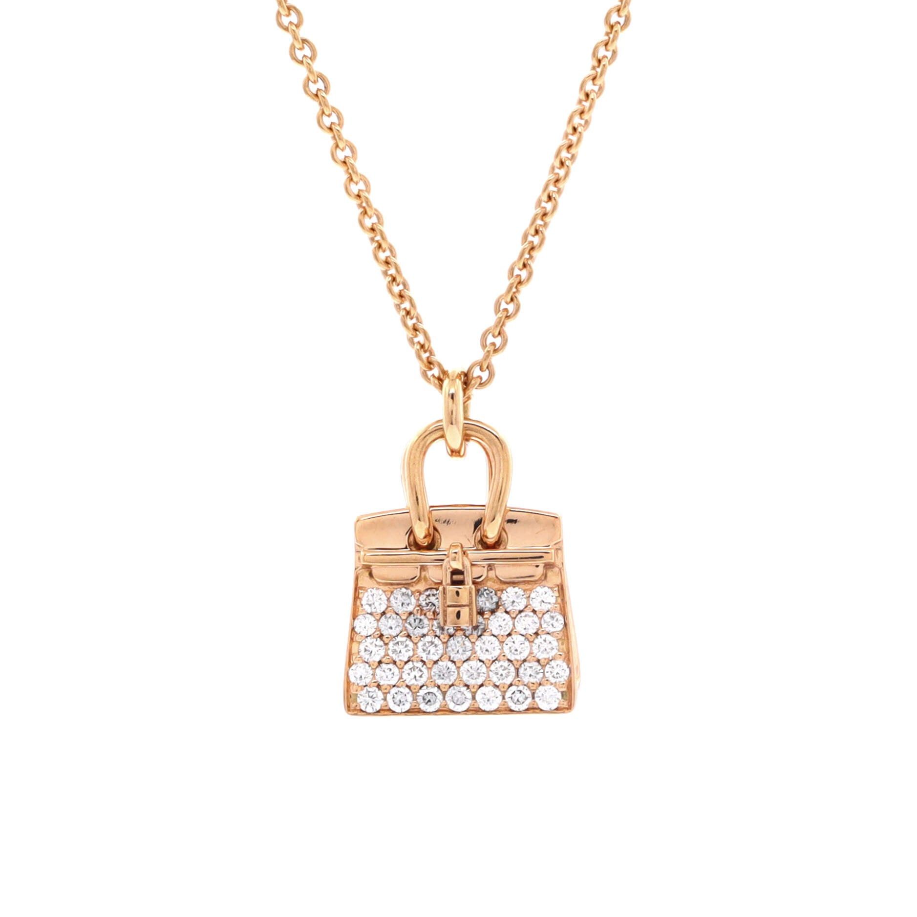 Hermes Birkin Amulette NM Pendant Necklace Size ONE SIZE - 1 Thumbnail