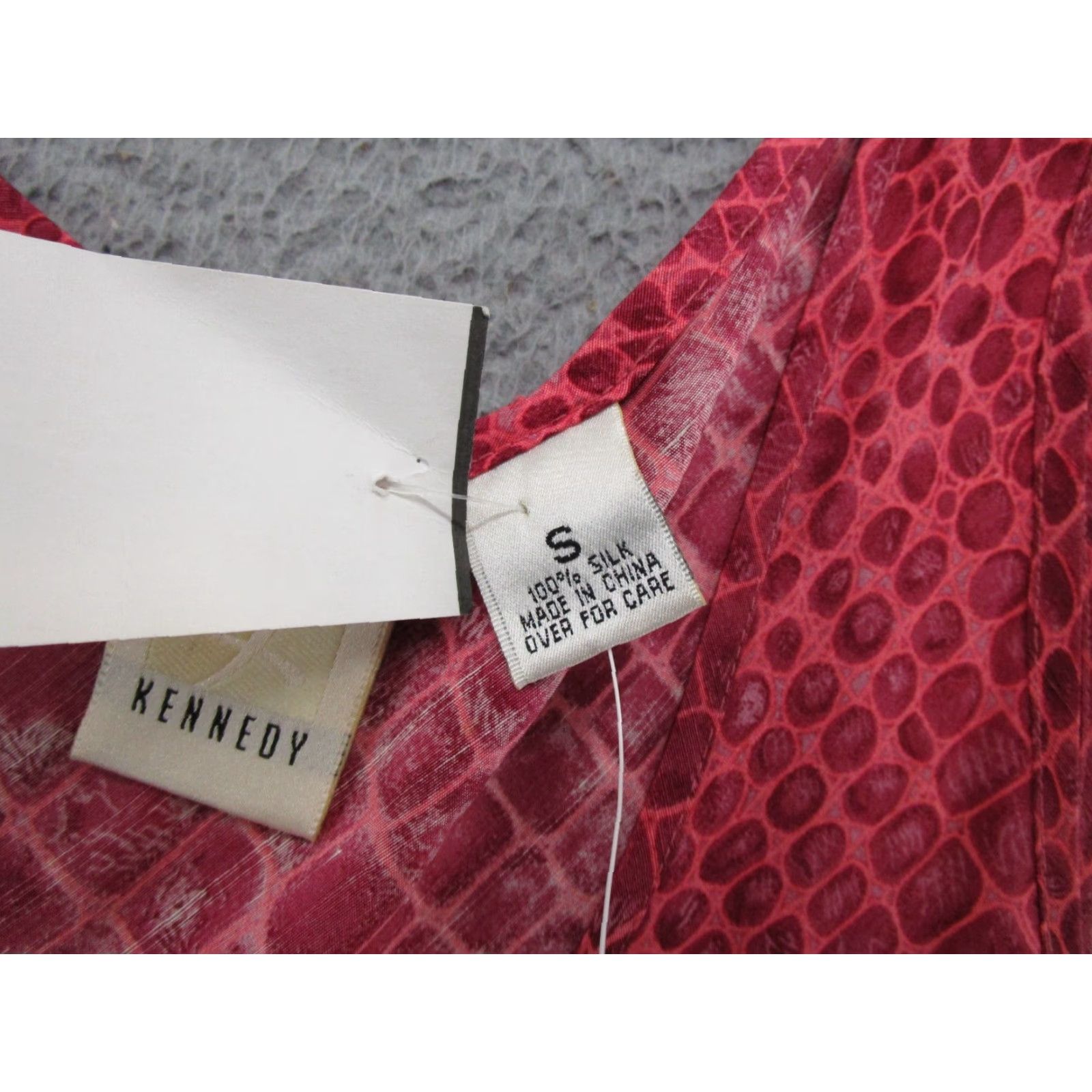 Hamilton VTG Hamilton Kennedy 100% Silk Sleeveless Abstract Lightweight Dress SZ S NEW Size S / US 4 / IT 40 - 5 Thumbnail