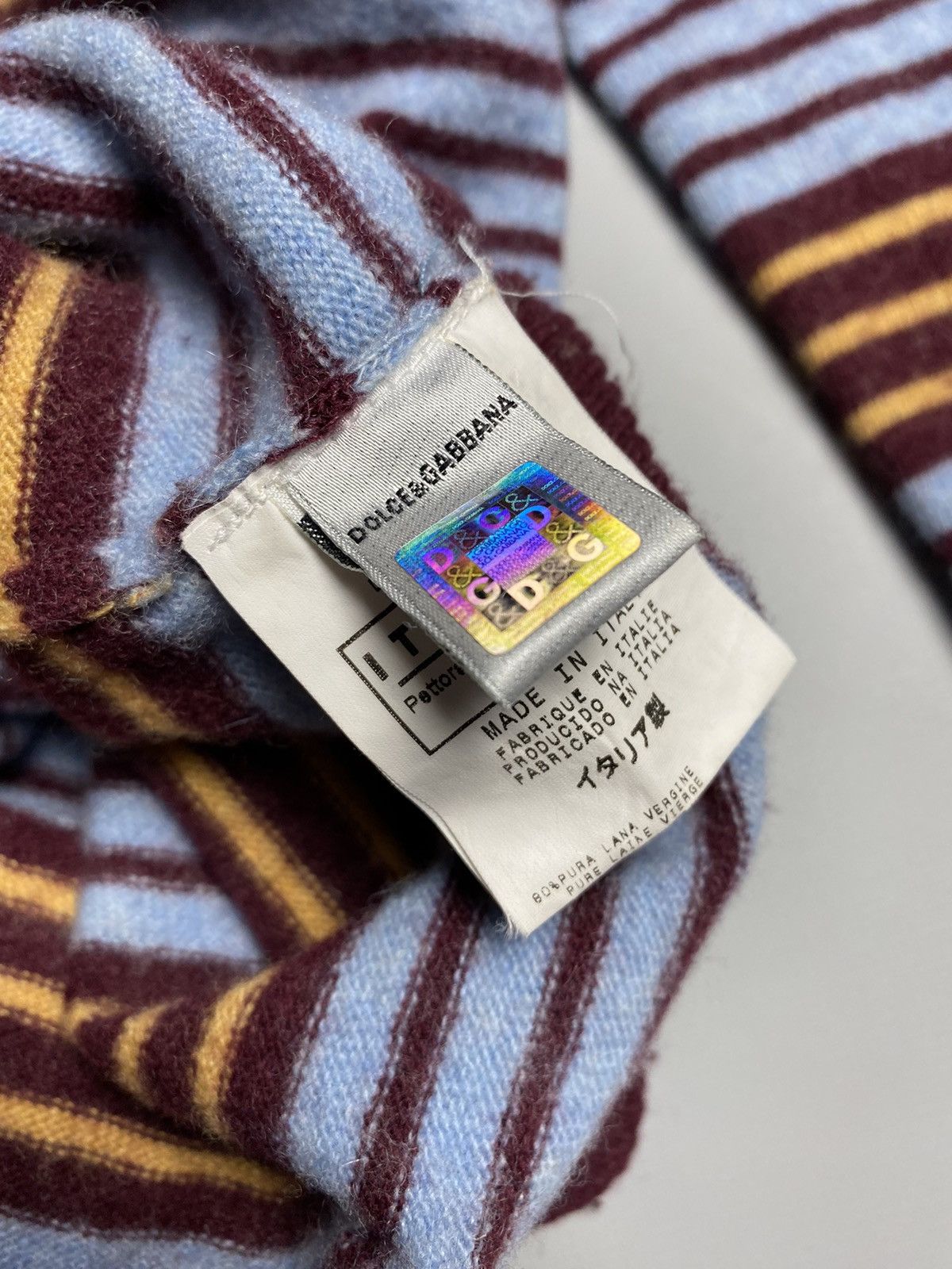 Dolce & Gabbana Dolce Gabbana Vintage stripped wool sweater size L Size L / US 10 / IT 46 - 5 Thumbnail