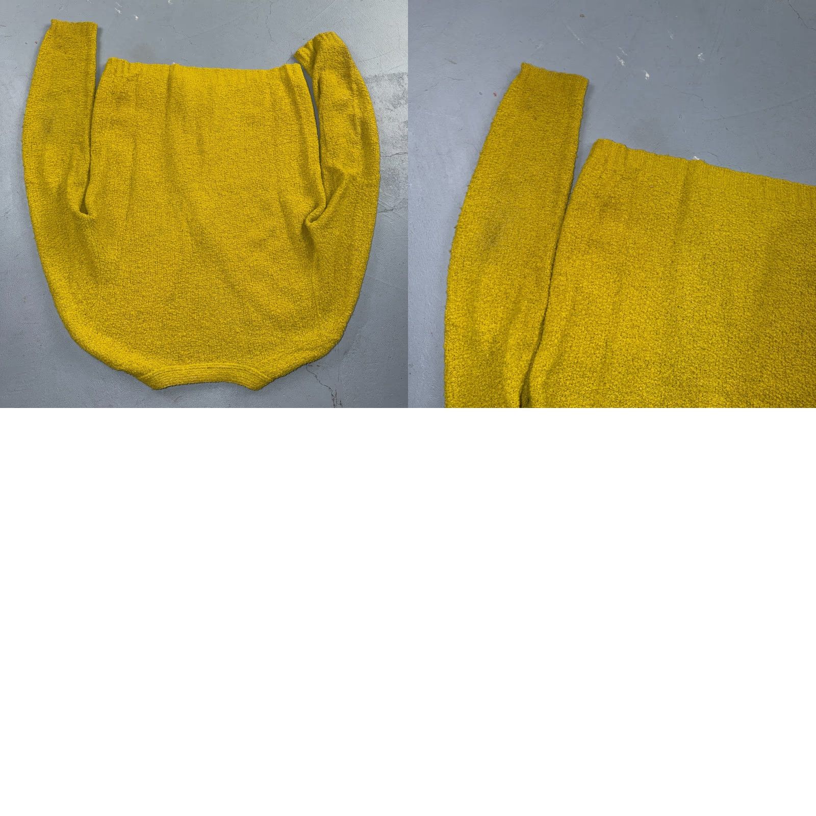 Jantzen VTG 60s Jantzen Wool Cardigan Sweater 1960s 38 USA Mohair Campus Rockabilly Yellow Mens Womens Boys Girls Size US M / EU 48-50 / 2 - 8 Thumbnail