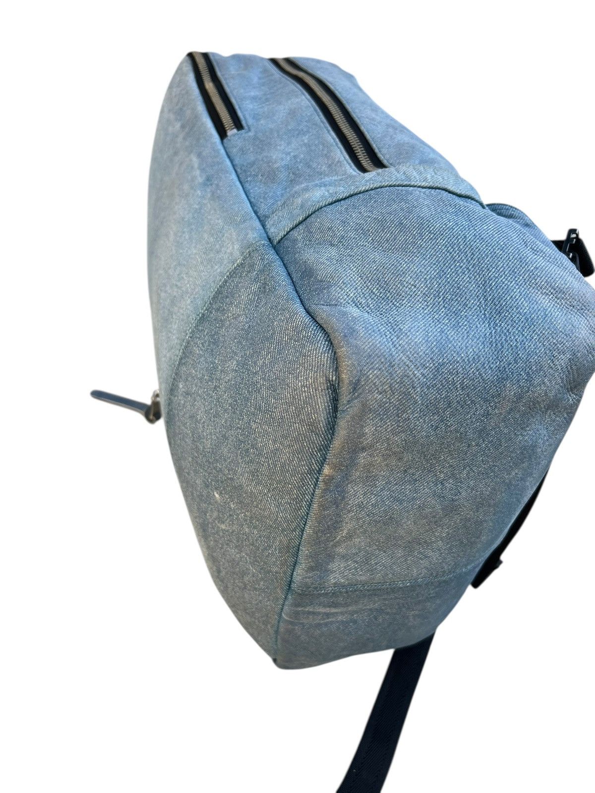 Leather DECADE Japan Patina Leather Backpack Bag Denim Design Size ONE SIZE - 13 Thumbnail