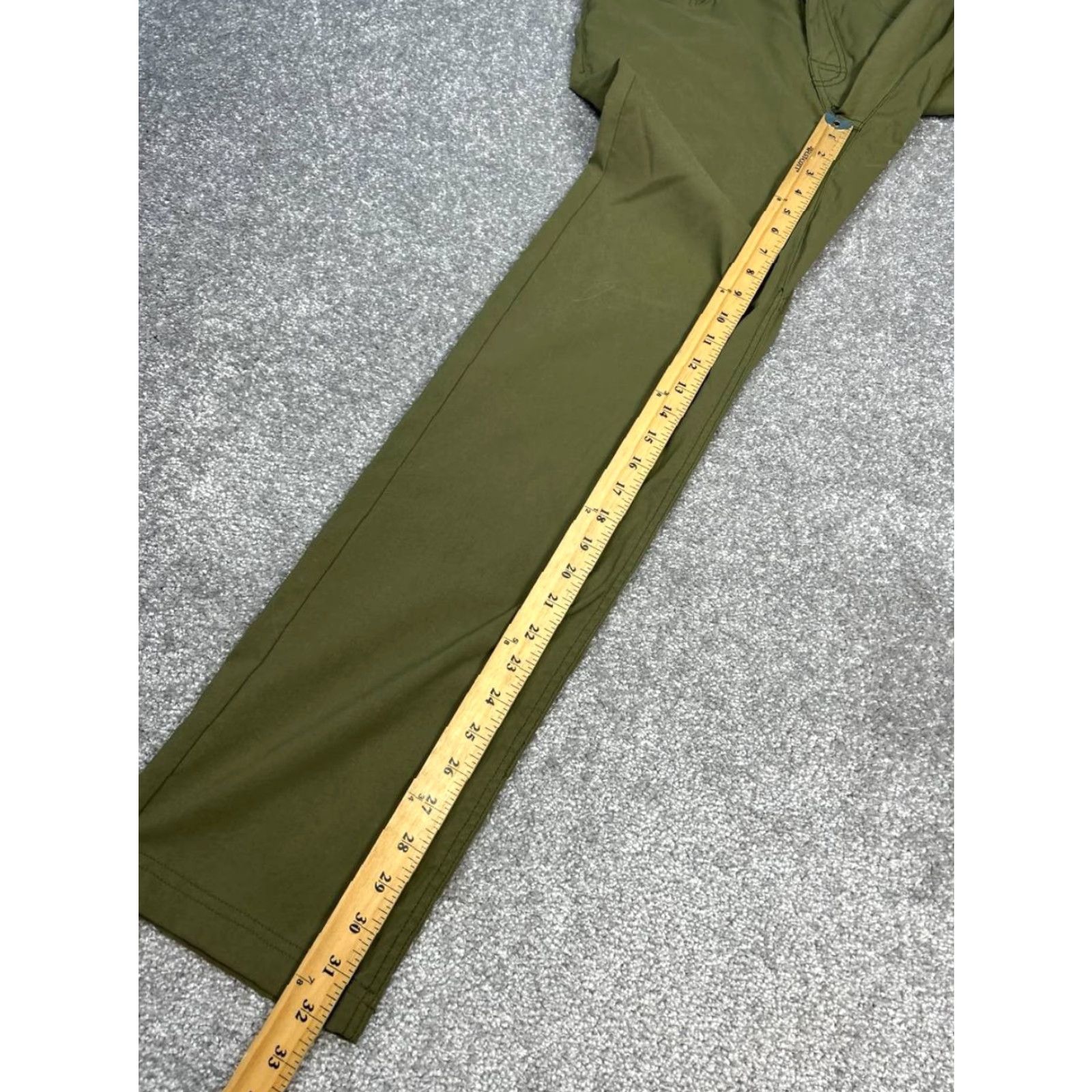Prana Prana Breathe Chino Pants Mens 30 Green Nylon Stretch Slim Fit Low Rise Straight Size US 30 / EU 46 - 5 Thumbnail