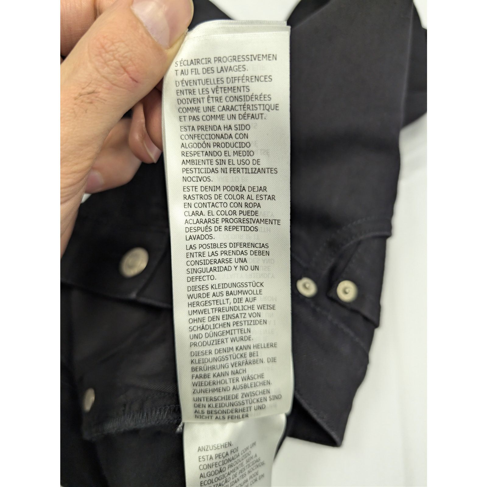 Alexander McQueen o1rshd1 Organic Matte Black Denim Jean in Black Size US 30 / EU 46 - 20 Thumbnail