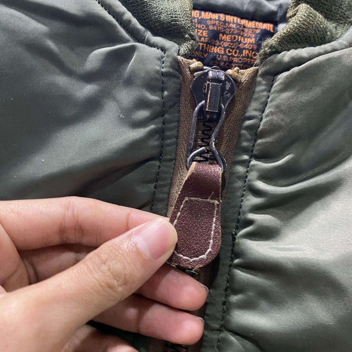 Alpha Industries Vintage MA-1 Alpha Industries Bomber Jacket "309th FTR SQDN" Size US M / EU 48-50 / 2 - 10 Thumbnail