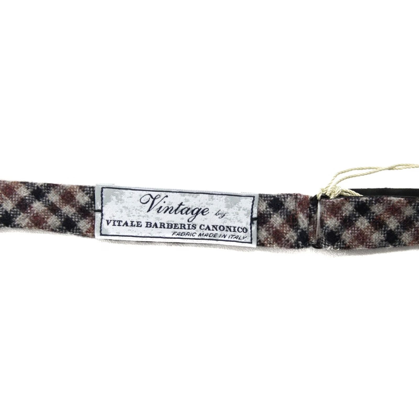 Suitsupply SUITSUPPLY Check Pink Bow Tie Men's ONE SIZE Wool Silk Adjustable Formal Tied Size ONE SIZE - 3 Thumbnail