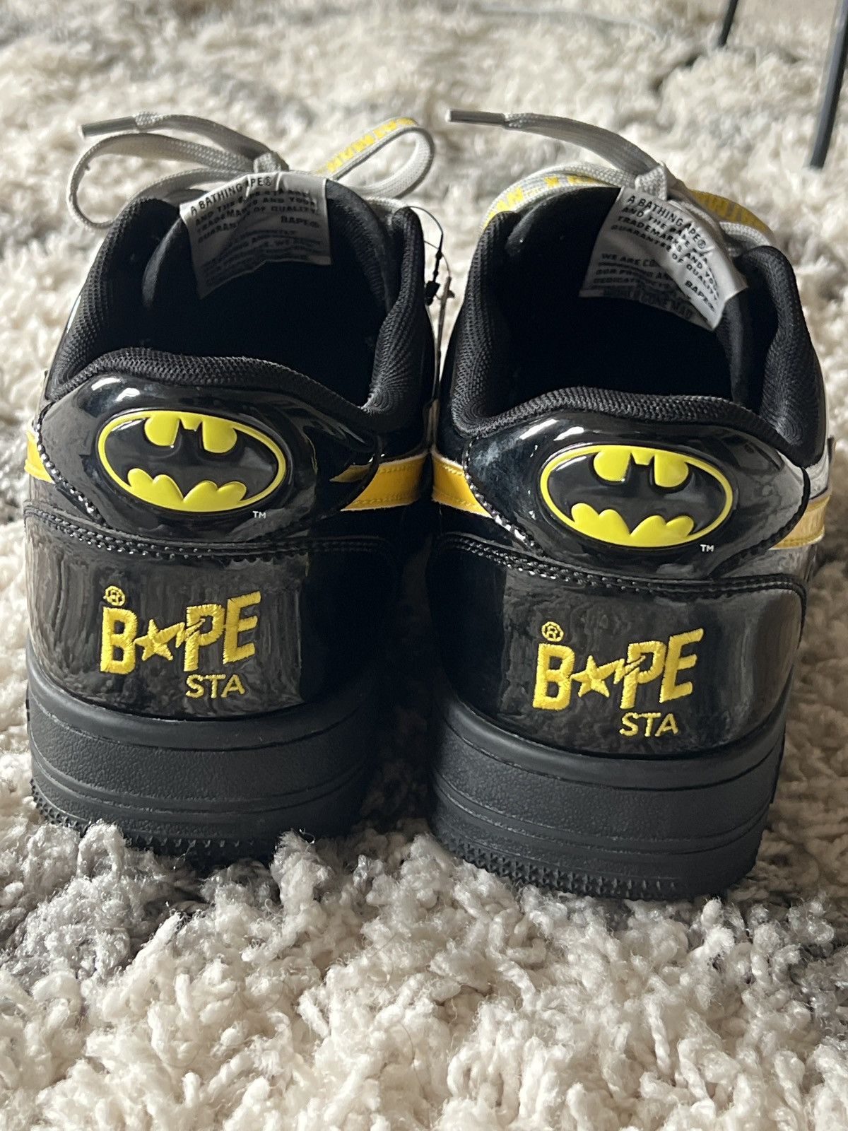 Bape A Bathing Ape Bape Stas Low Dc Batman (2021) Size US 10 / EU 43 - 4 Thumbnail