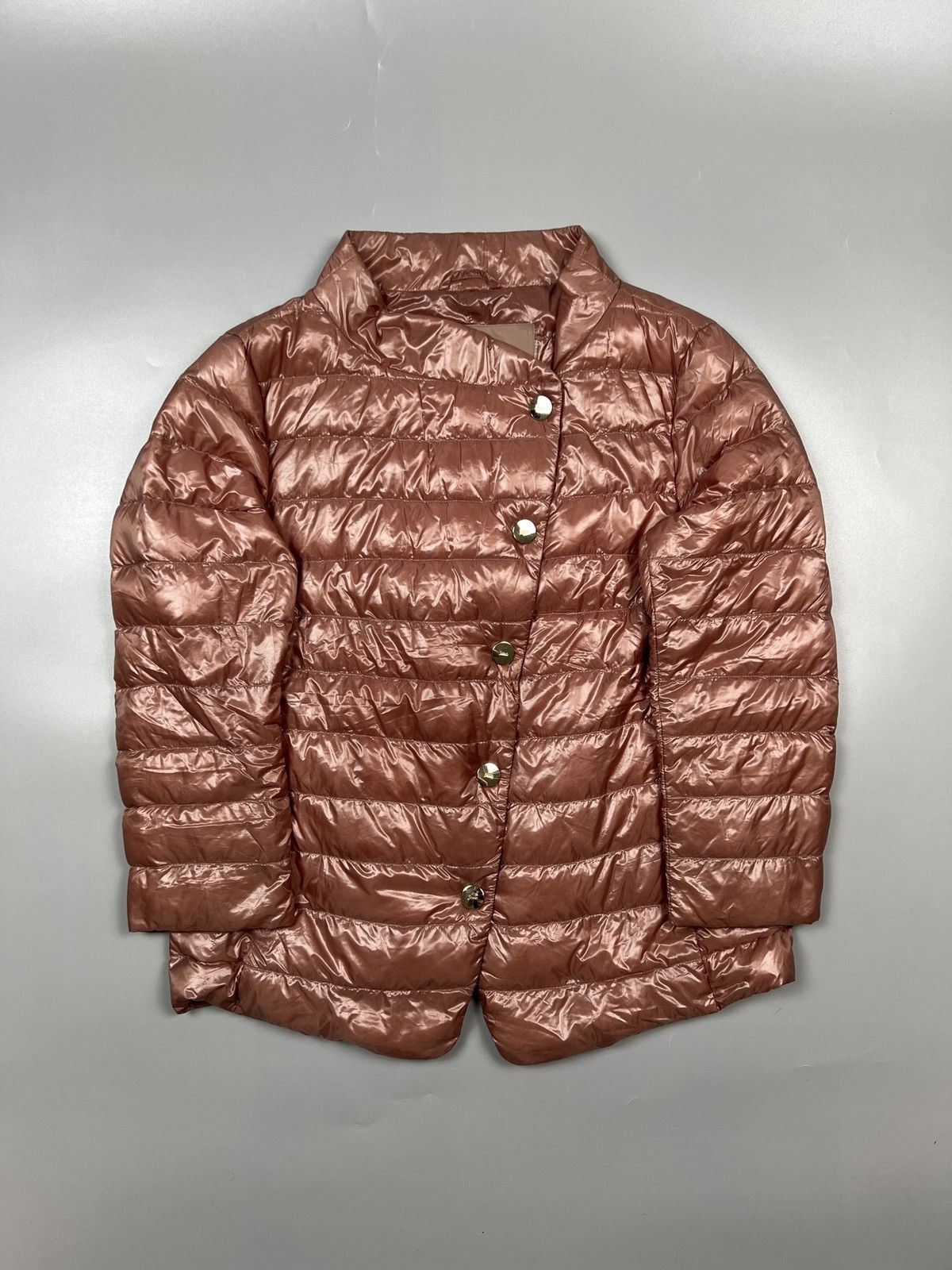 image of Herno Lightweight Down Jacket (Y0364) in Pink, Women's (Size Large)