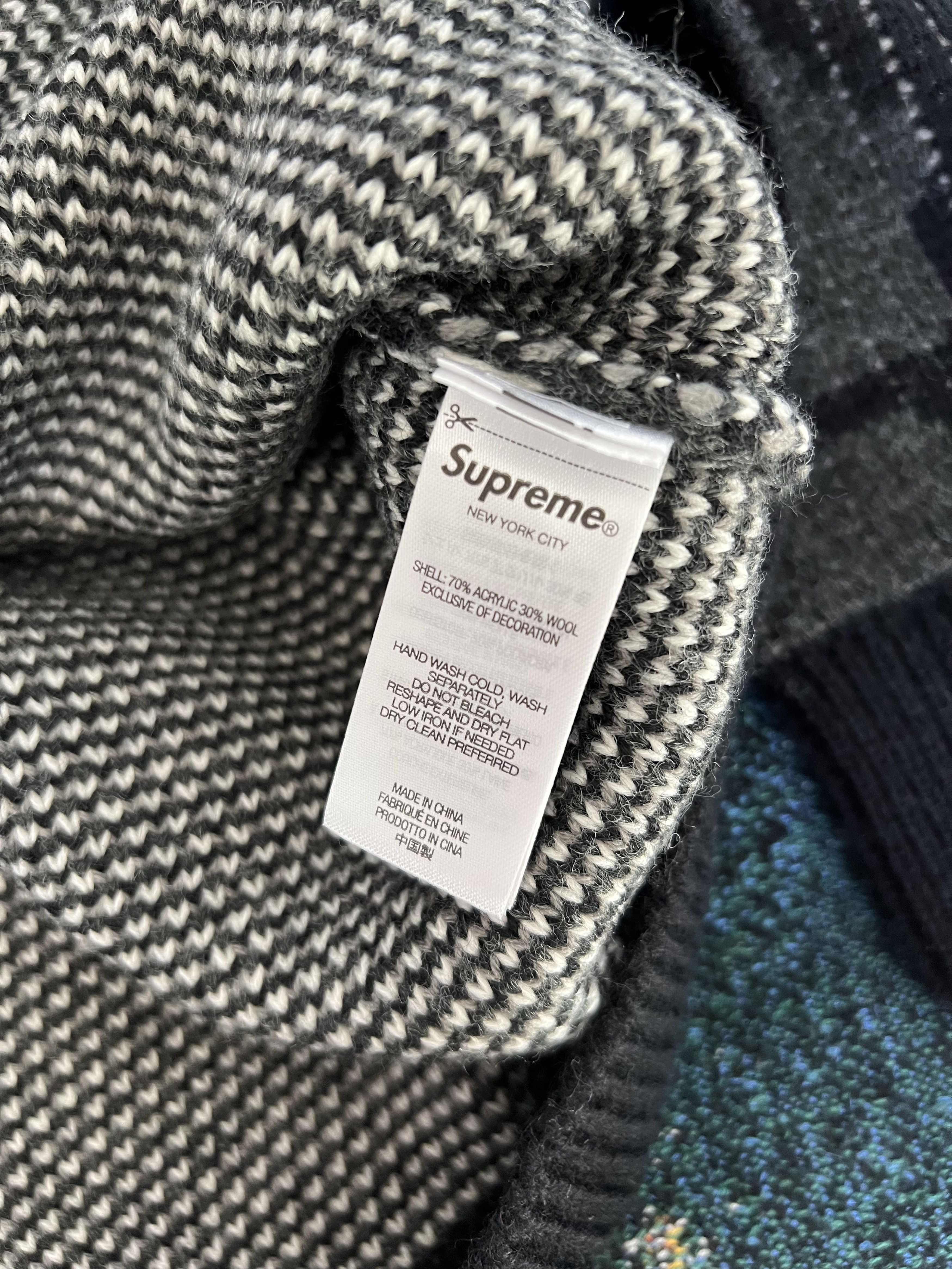 Supreme Supreme Small Box Logo Polo Sweater in Black Camo Size US L / EU 52-54 / 3 - 8 Thumbnail