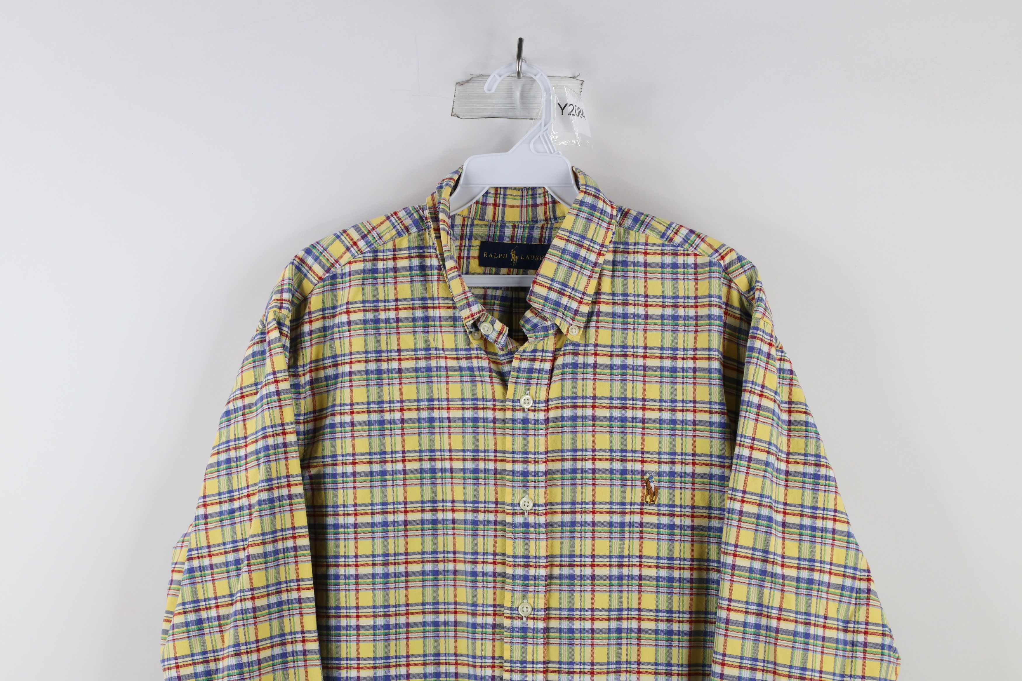 Polo Ralph Lauren Vintage Ralph Lauren Plaid Collared Button Down Shirt Cotton Size US L / EU 52-54 / 3 - 2 Thumbnail