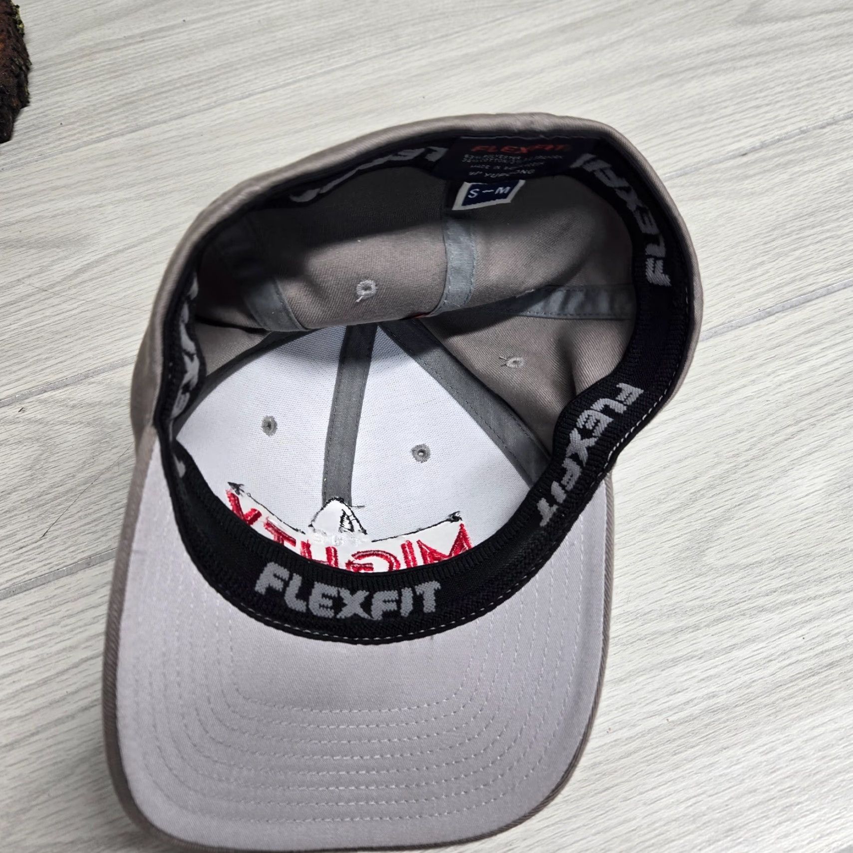 Vintage The Mighty Movement Arrow Bow Gray Hat Cap Adult Flex Fit Small Medium Size ONE SIZE - 5 Thumbnail