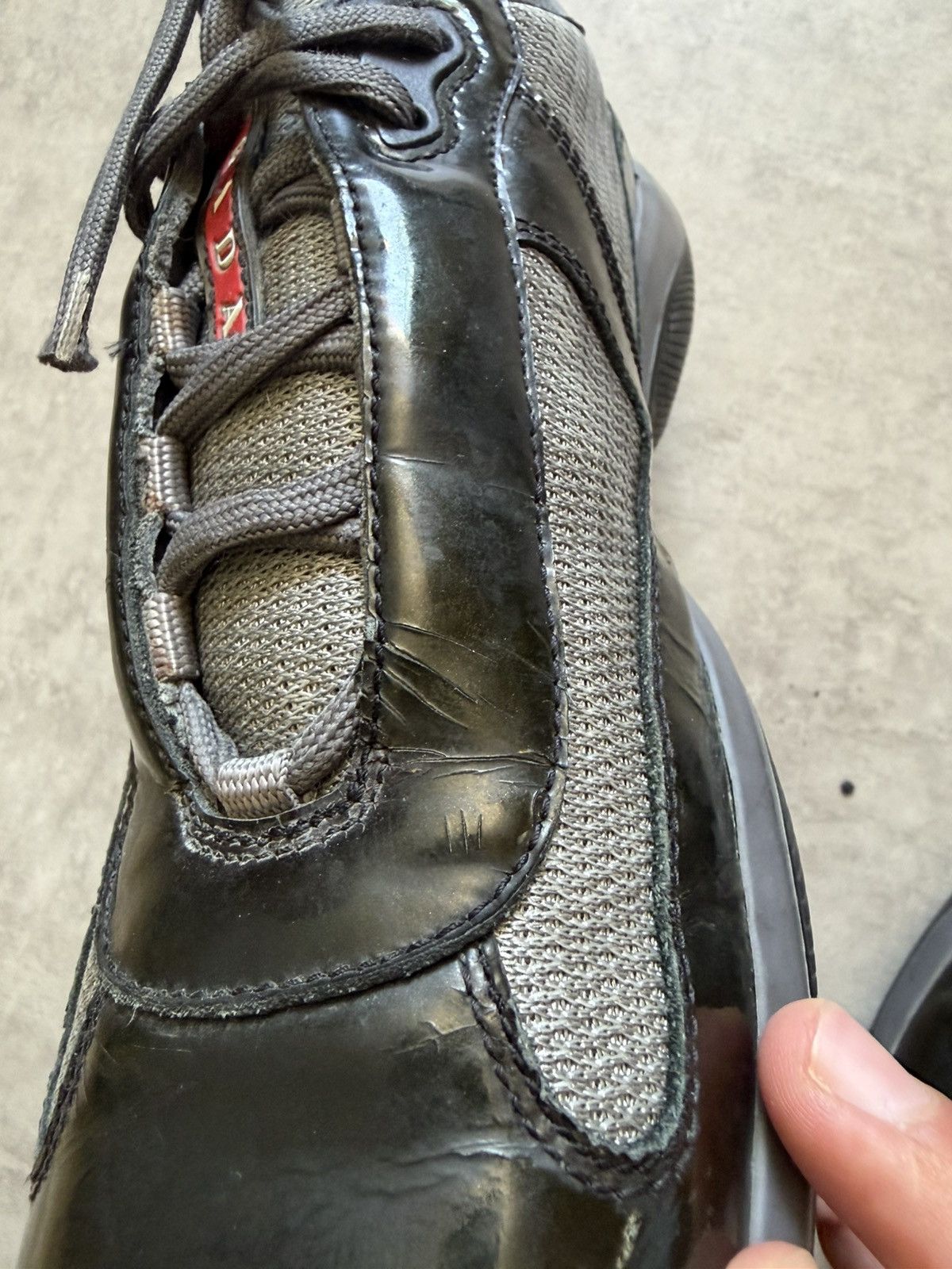 Prada Prada Americas Cup Low Patent Leather OG Size US 9 / EU 42 - 10 Thumbnail