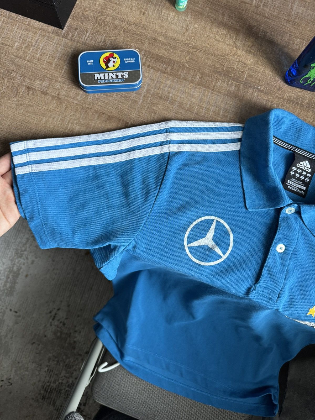 Adidas × Mercedes-Benz 🥶 Adidas Mercedes Benz Jersey 🥶 Size US M / EU 48-50 / 2 - 2 Thumbnail