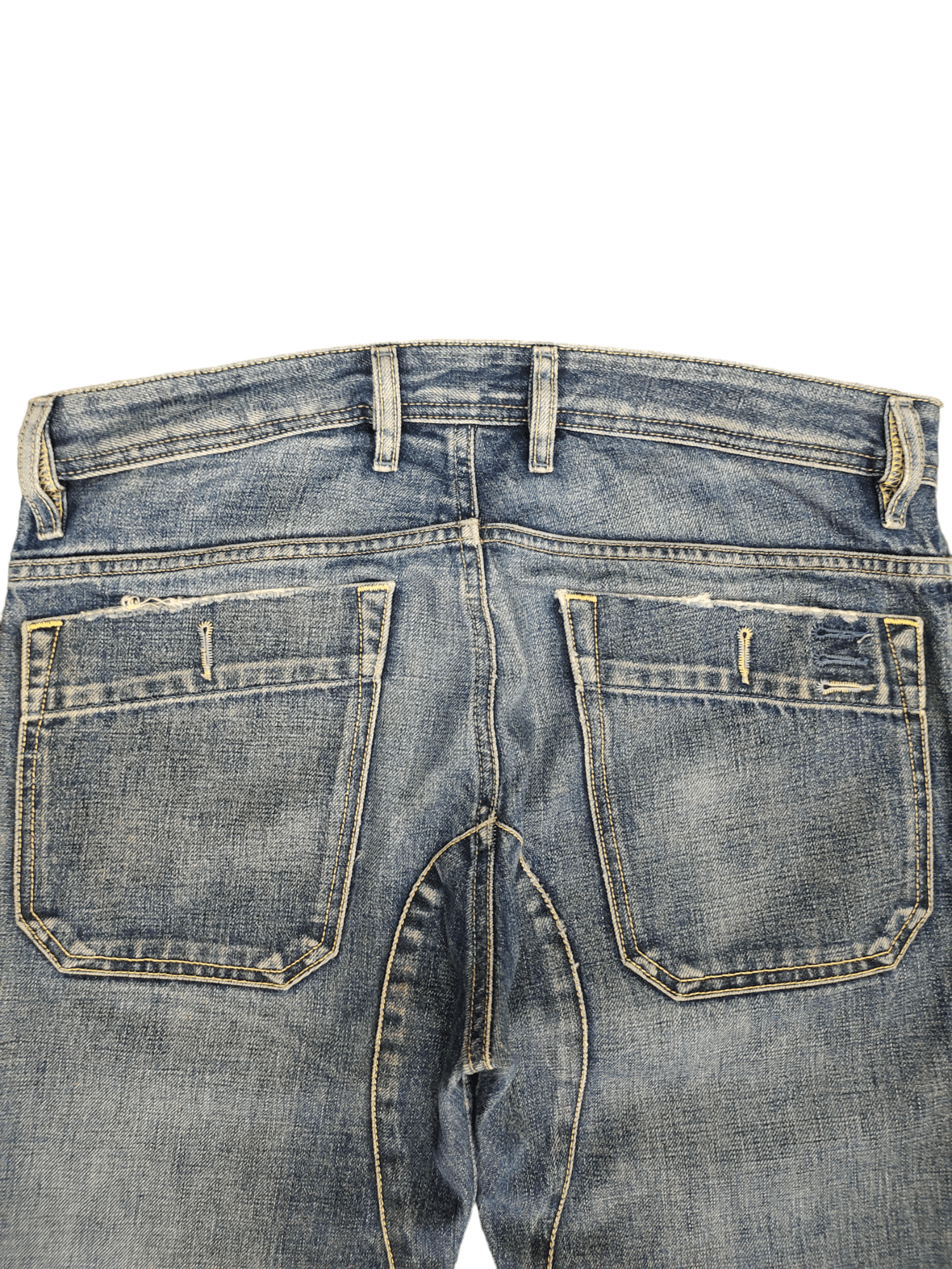 Diesel Wide Leg Jeans Diesel Clawmark Denim Loose Y2k Streetwear Size US 32 / EU 48 - 4 Thumbnail