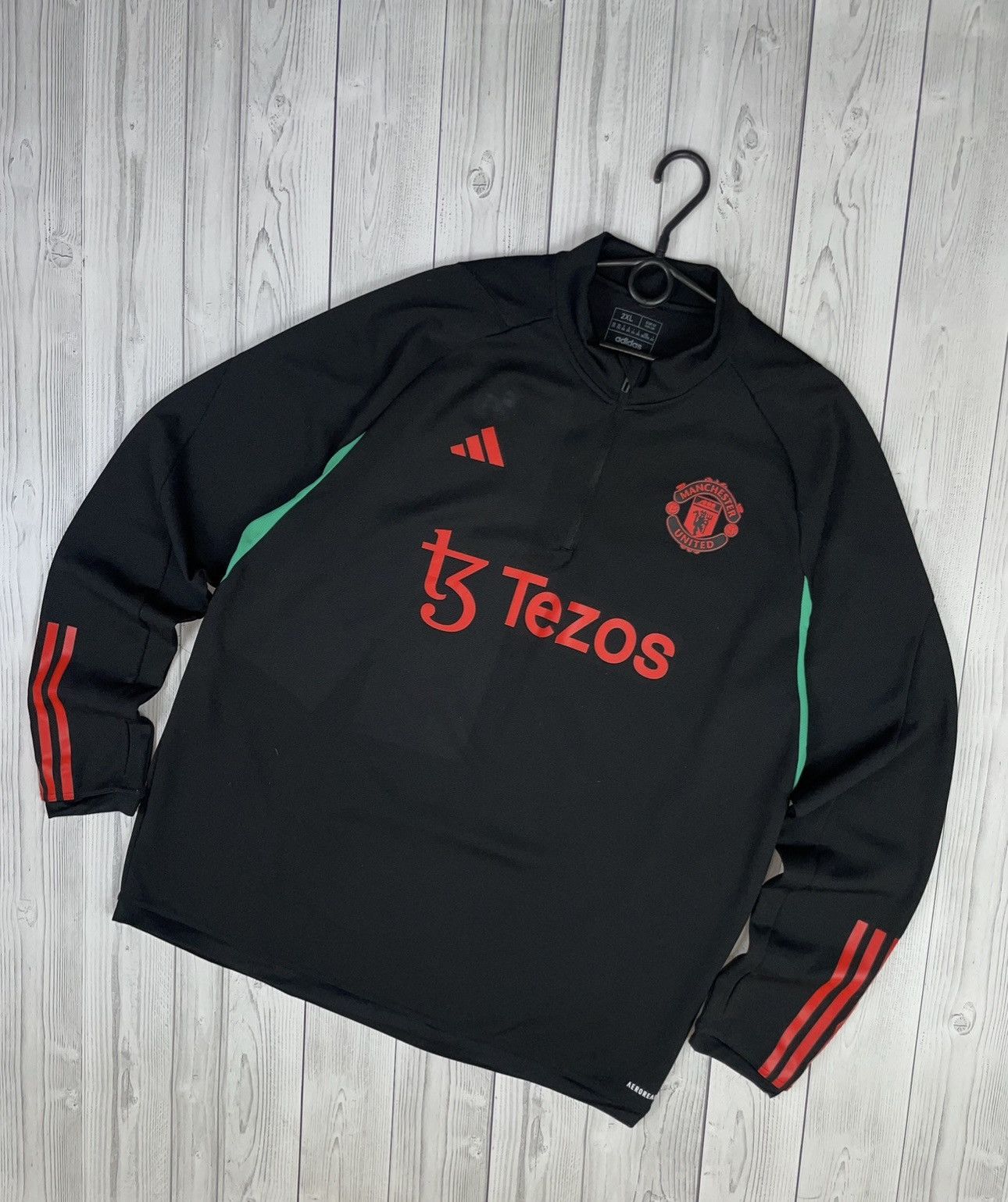 Adidas Vintage adidas manchester United soccer jersey long sleeve Size US XXL / EU 58 / 5 - 1 Thumbnail