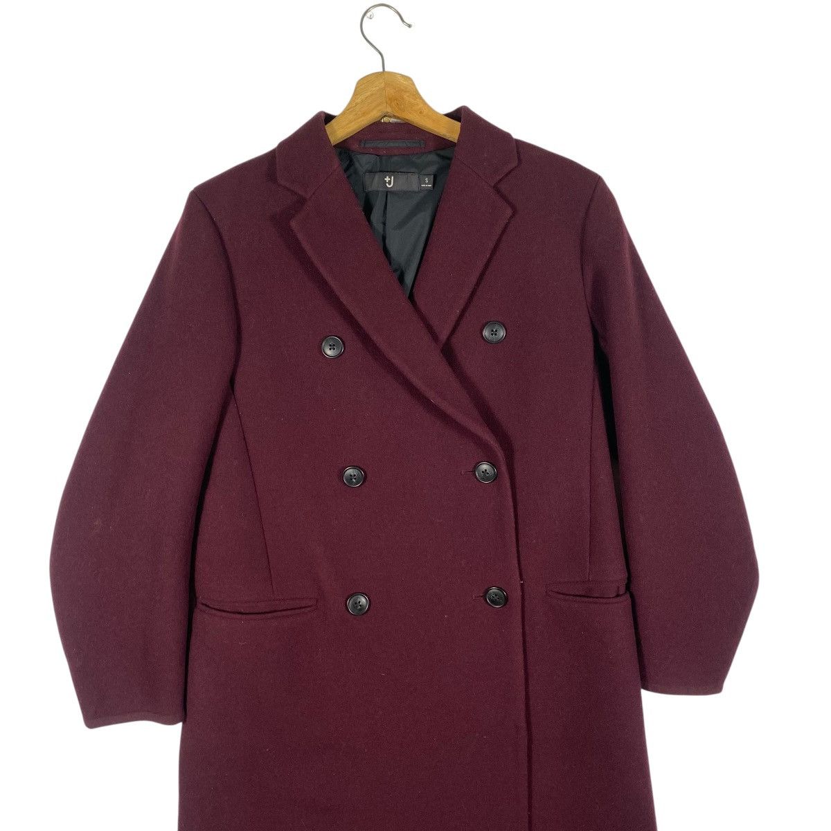Jil Sander × Uniqlo Jil Sander X Japanese Brand Double Breasted Wool Long Coat Size US S / EU 44-46 / 1 - 7 Thumbnail