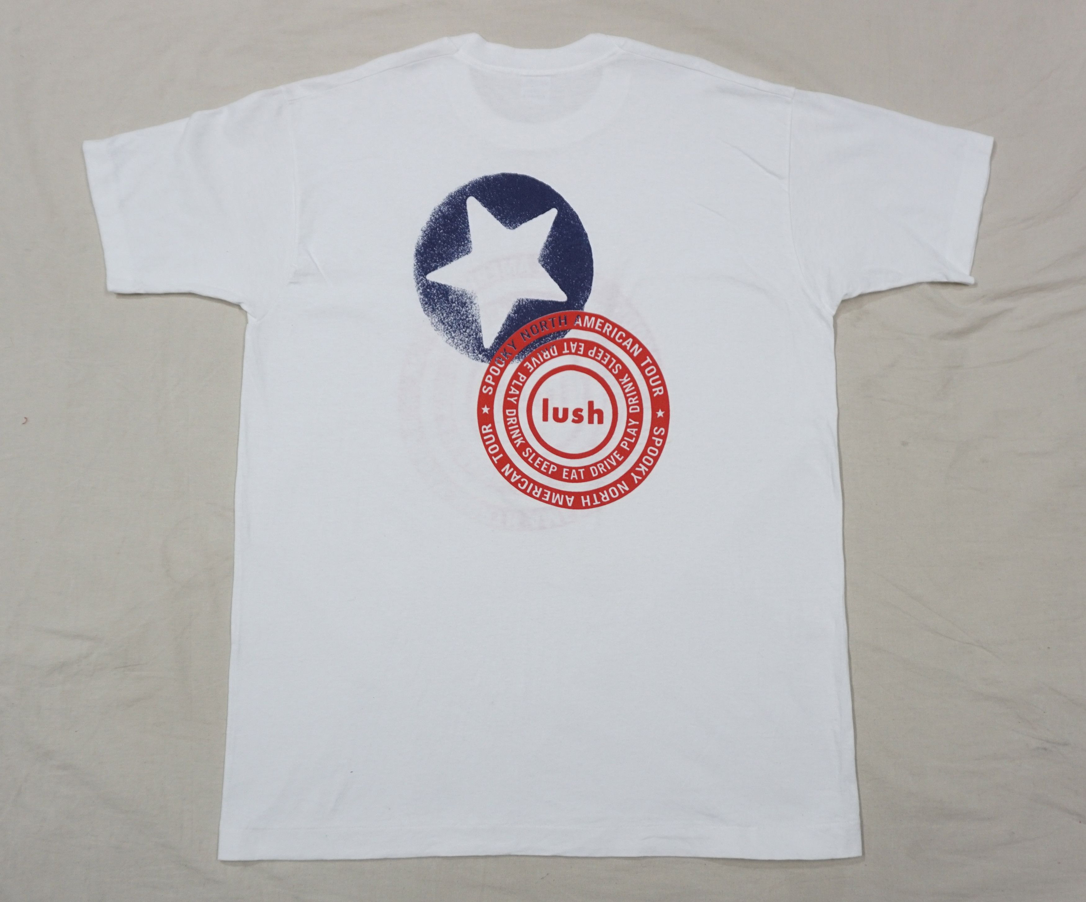 Band Tees × Vintage 90's Lush Tour T-Shirt Made In U.S.A Size US XL / EU 56 / 4 - 4 Thumbnail