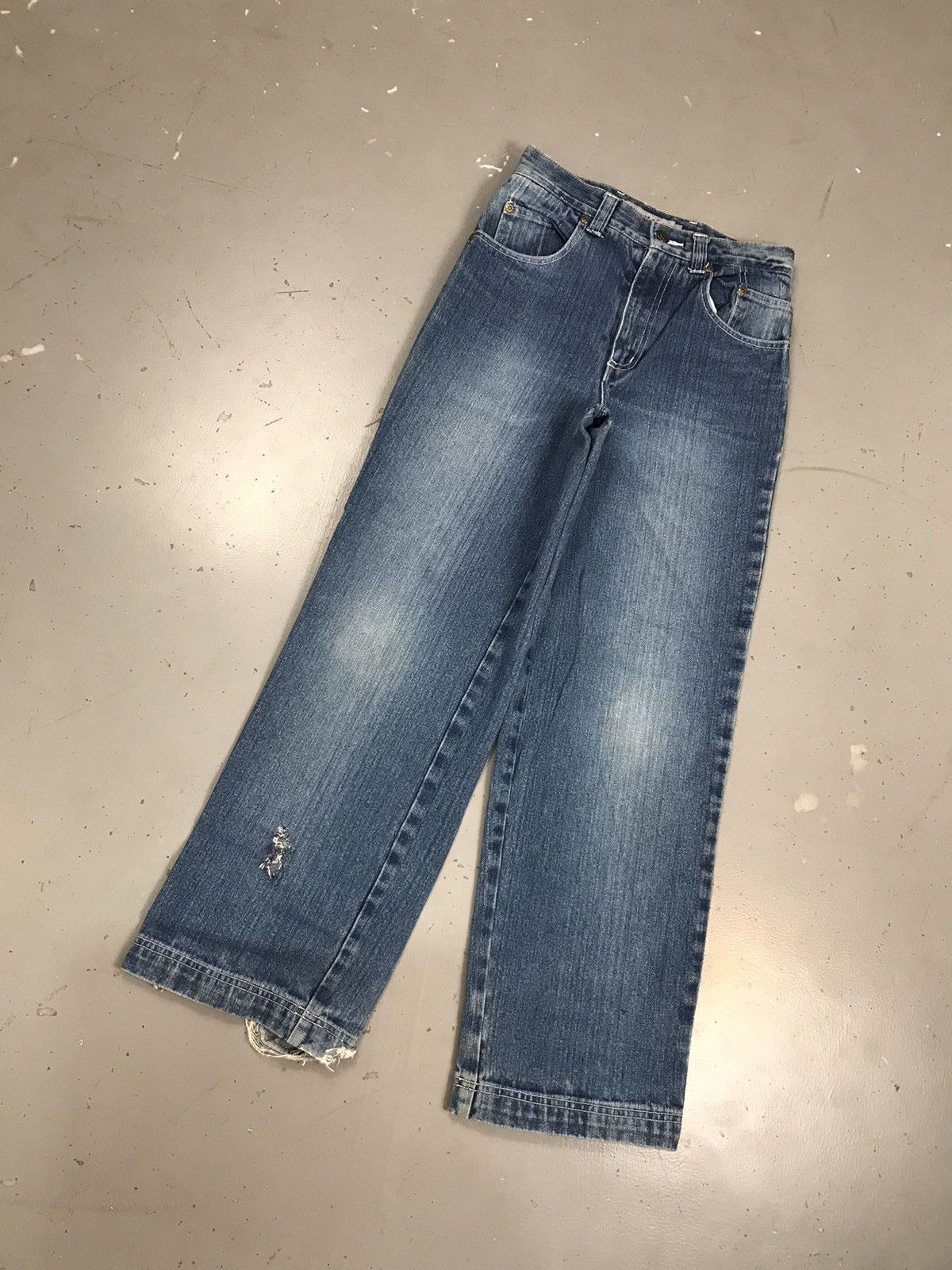 JNCO × Southpole × Vintage Vintage force crew embroidered straight denim pant Size 26" / US 2 / IT 38 - 3 Thumbnail