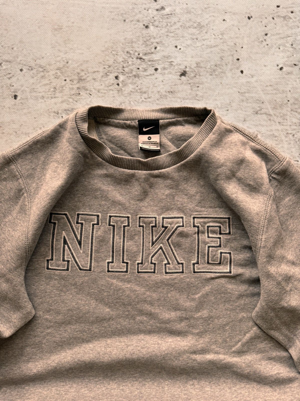 Nike × Vintage NIKE VINTAGE CENTER LOGO OVERSIZE BOXY SWEATSHIRT Size US M / EU 48-50 / 2 - 5 Thumbnail