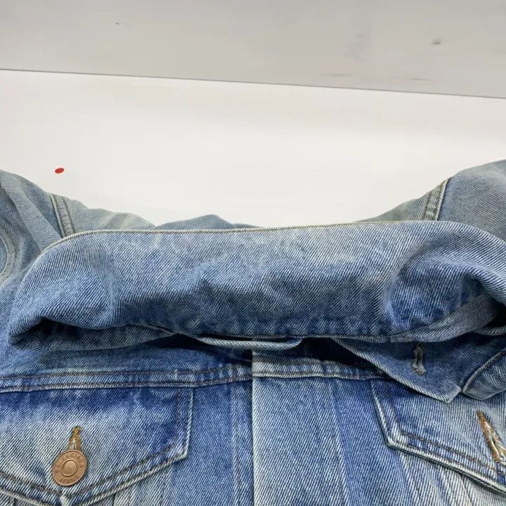 Balenciaga Balenciaga Classic Logo Embroidered Denim Jacket 0079-2507 Size US XS / EU 42 / 0 - 7 Thumbnail