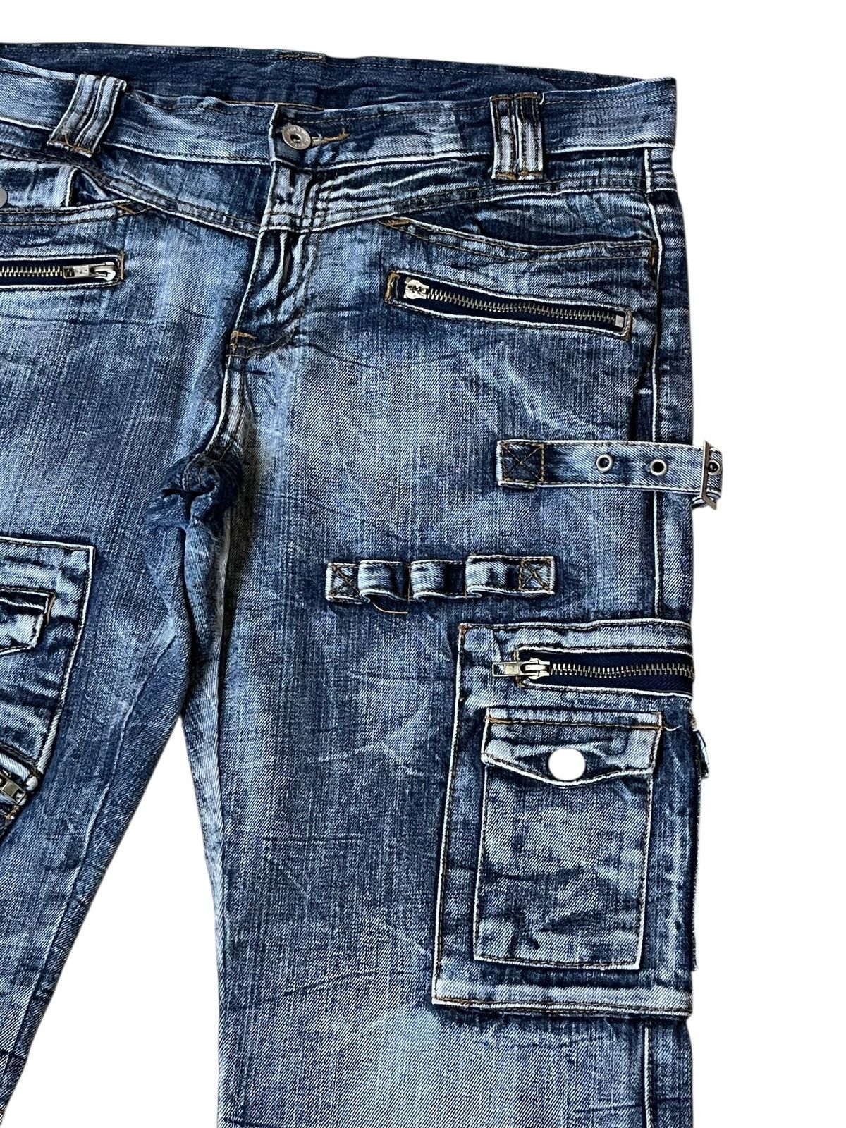 semanticdesign sick🔥Japanese SEMANTIC DESIGN multipocket flared jeans Size US 34 / EU 50 - 5 Thumbnail