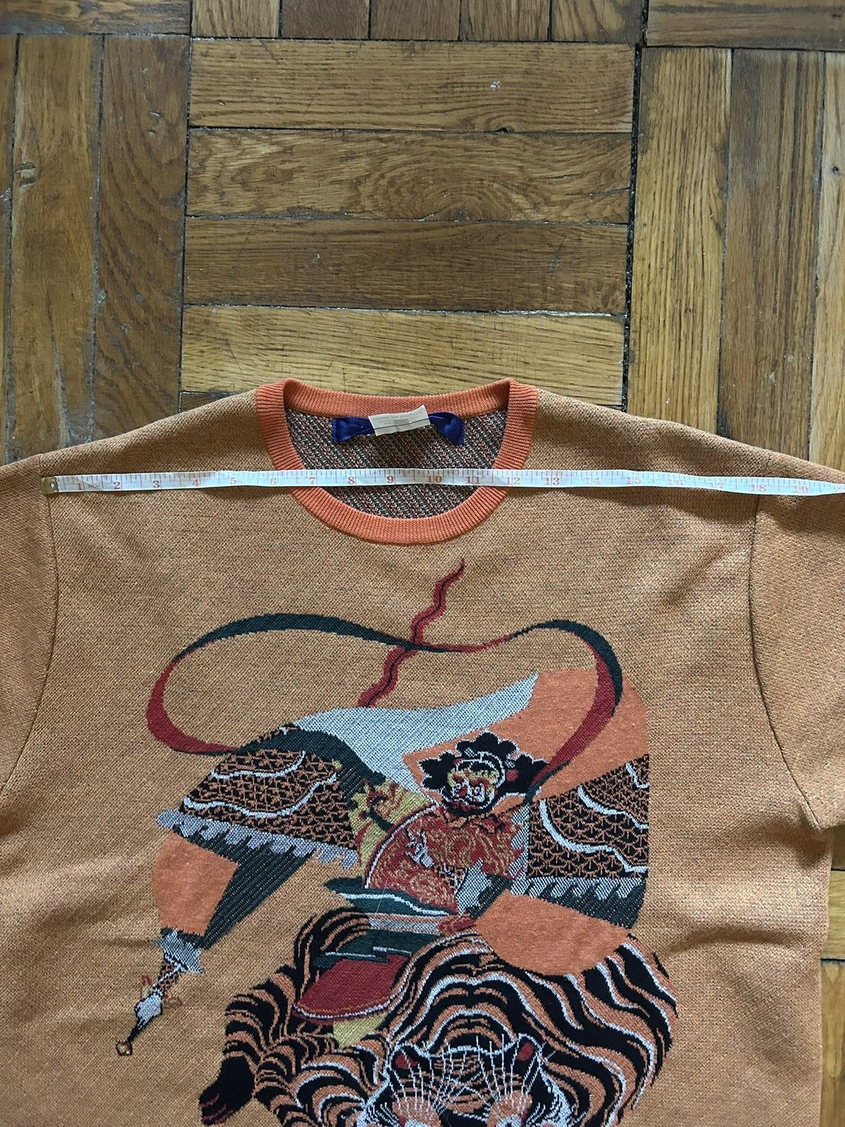 Junya Watanabe JUNYA WATANABE Tiger Intaria-Knit Sweater Size US M / EU 48-50 / 2 - 5 Thumbnail
