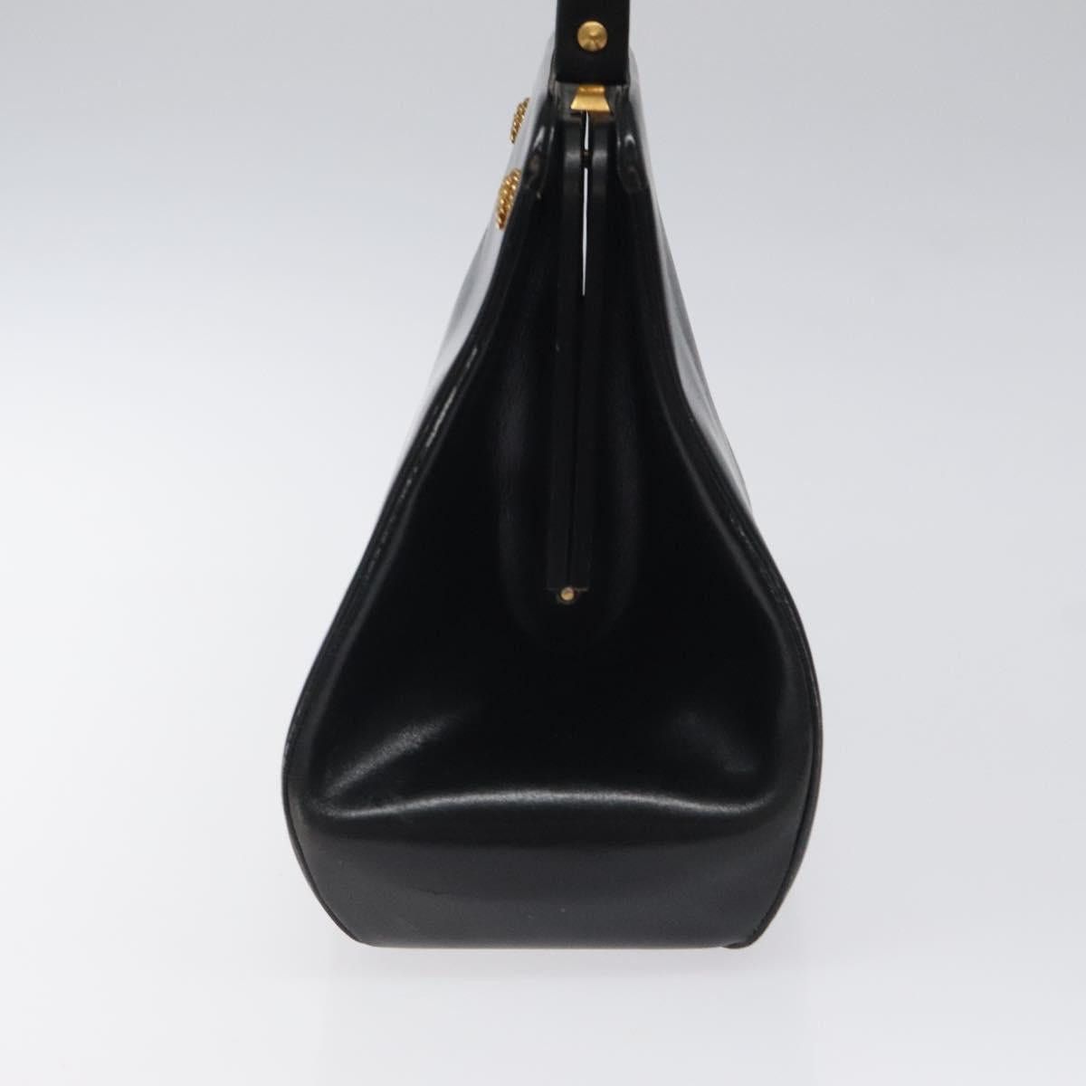 Dior DIOR Hand Bag Leather Black Gold Size ONE SIZE - 5 Thumbnail