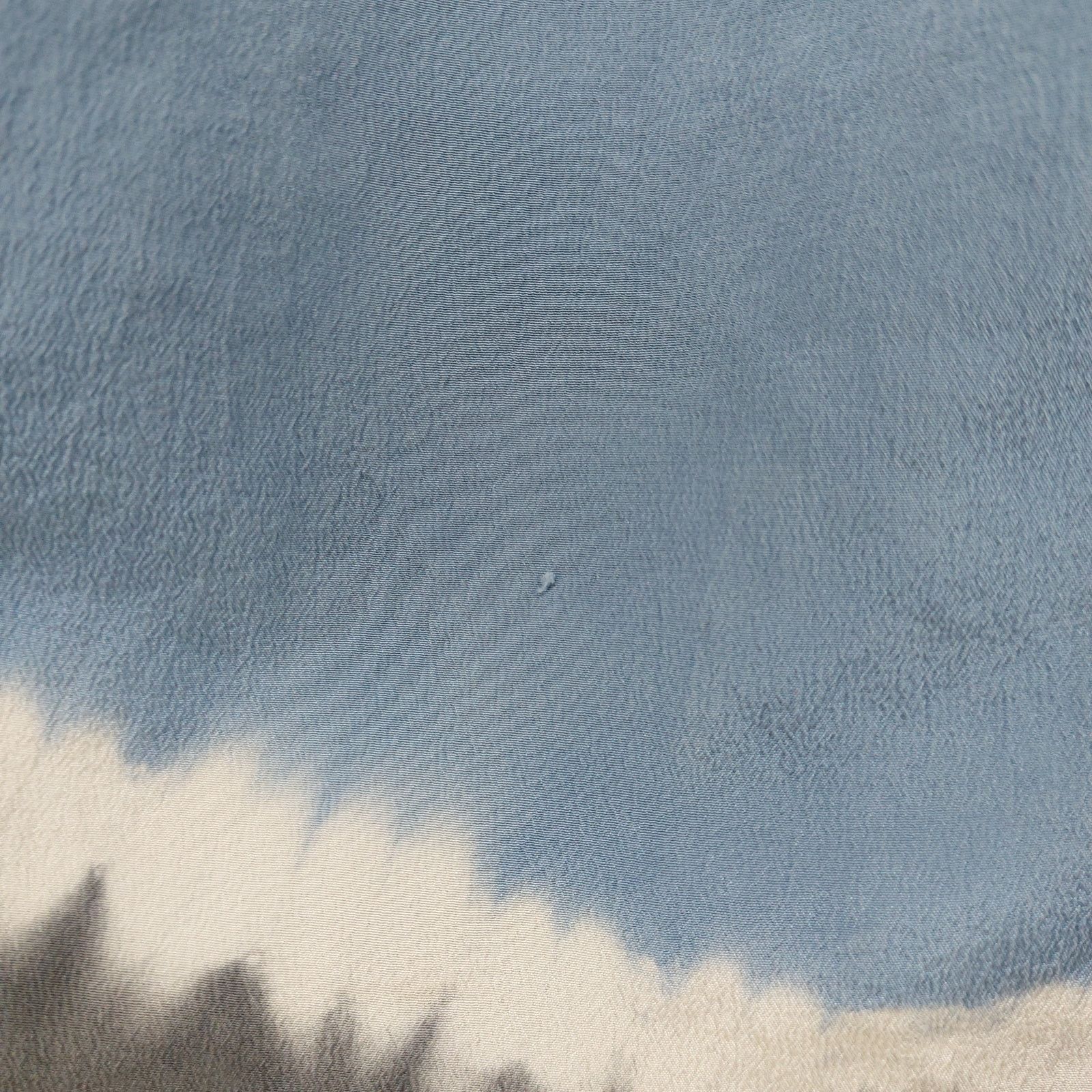 Joie Joie Solid Blue Black 100% Silk Blouse Top Medium Tie Dye Size M / US 6-8 / IT 42-44 - 10 Thumbnail