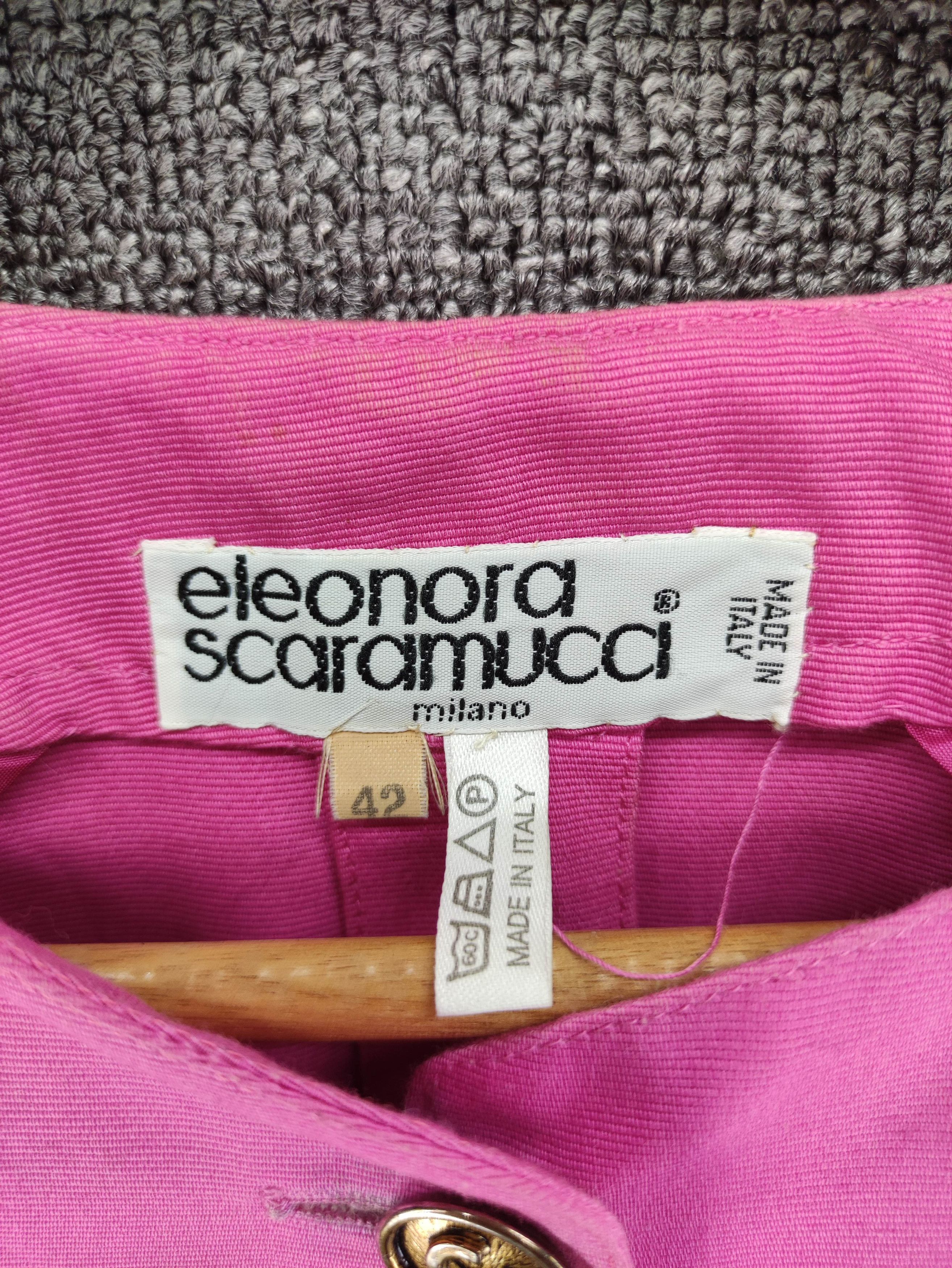 Vintage Vintage Eleonora Scaramucci Milano Short Sleeve Coat Jacket Size S / US 4 / IT 40 - 6 Thumbnail