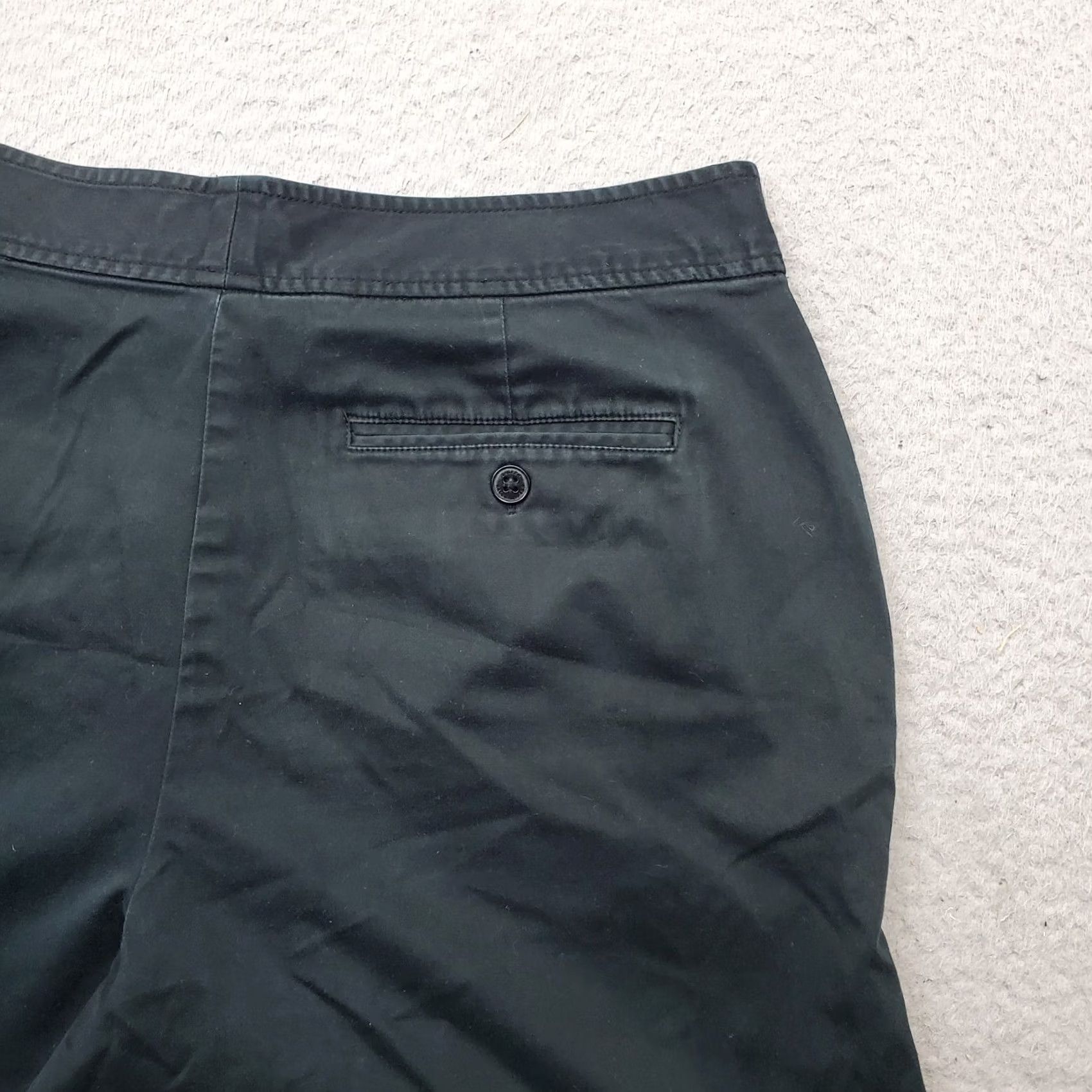 Ralph Lauren Lauren Ralph Lauren Chino Shorts Womens Size 10 Black Cotton Slash Pocket Cuffed Hem Size 32" / US 10 / IT 46 - 8 Thumbnail