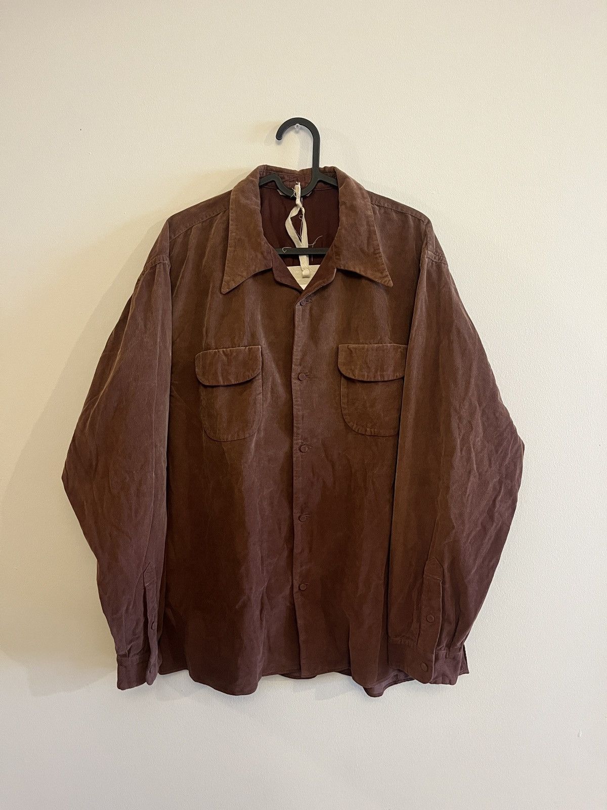 Old Joe swallow collar nassou shirt bark size 16 1/2 (L) NWT