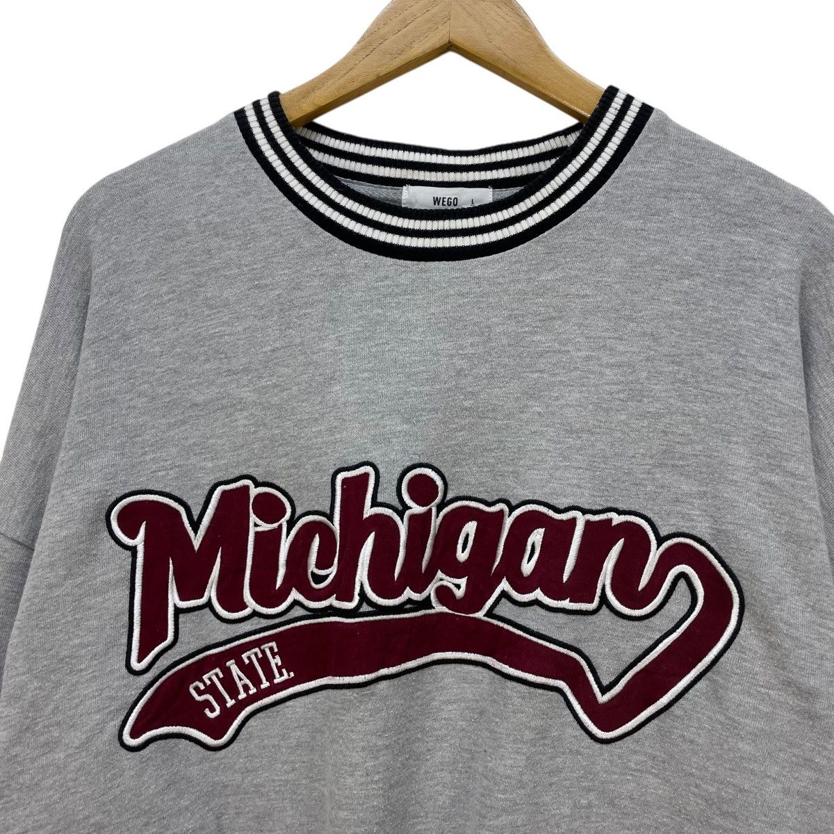 Japanese Brand 💥Japanese Brand Spellout Michigan Crewneck Size US L / EU 52-54 / 3 - 4 Thumbnail