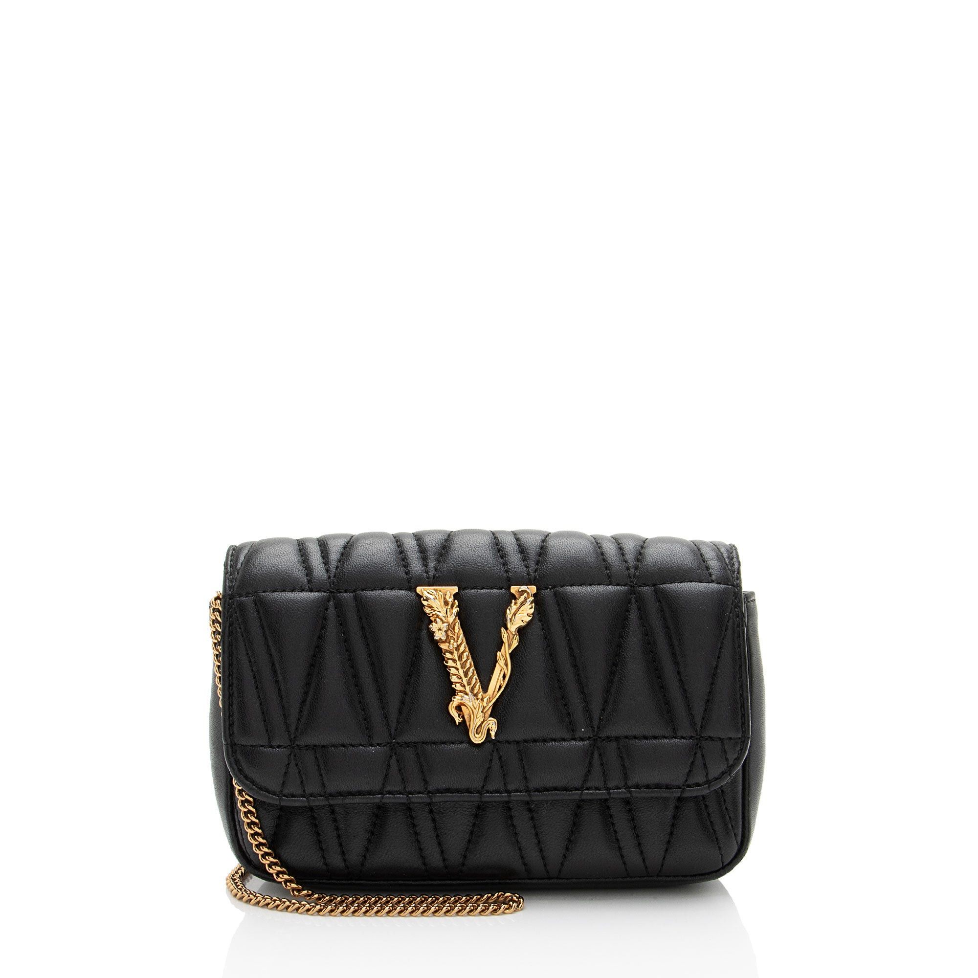 Versace Versace Calfskin Virtus Mini Bag Size ONE SIZE - 1 Thumbnail